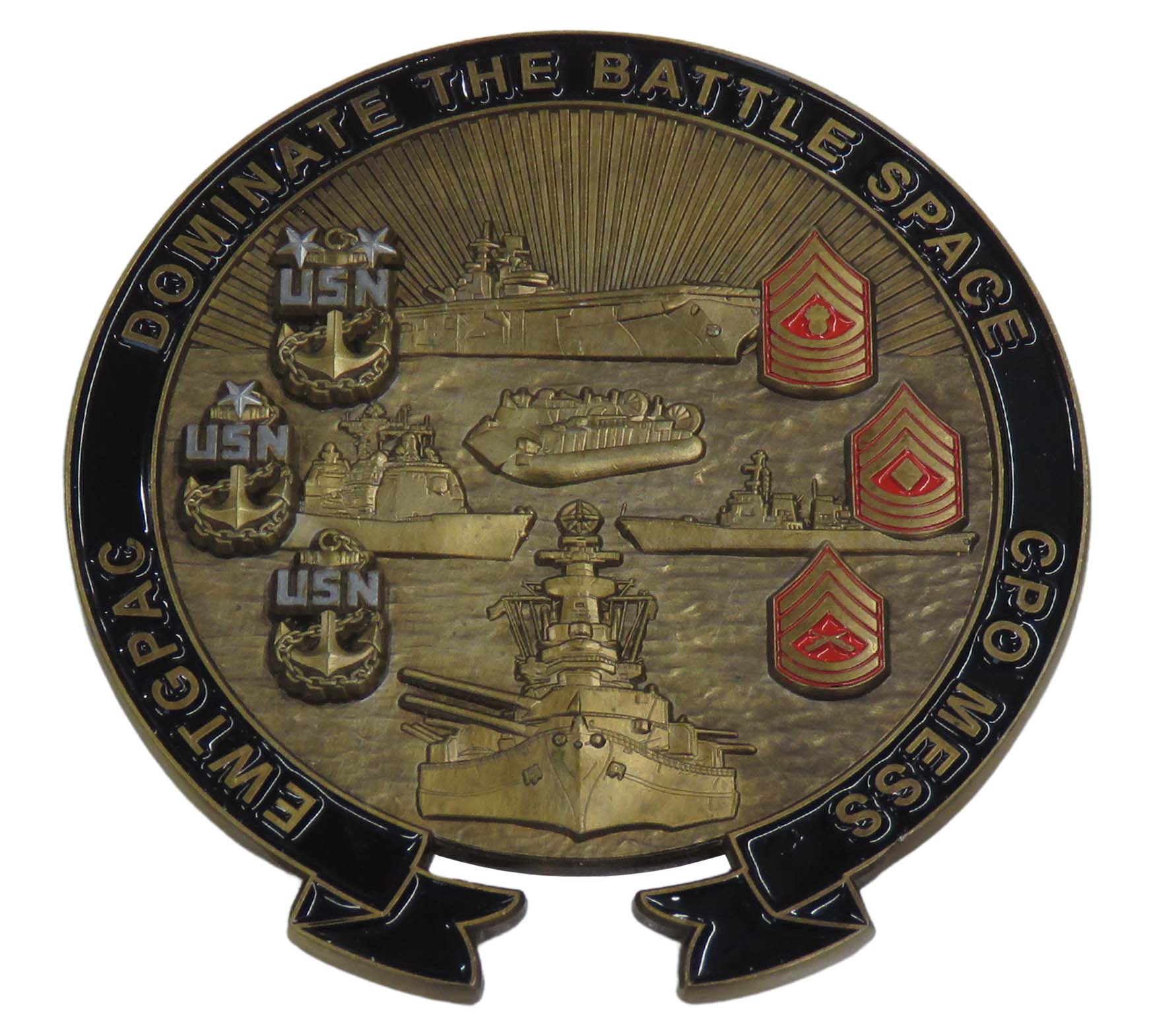 U.S. Navy/USMC Expeditionary Warfare Training Group Pacific Challenge Coin