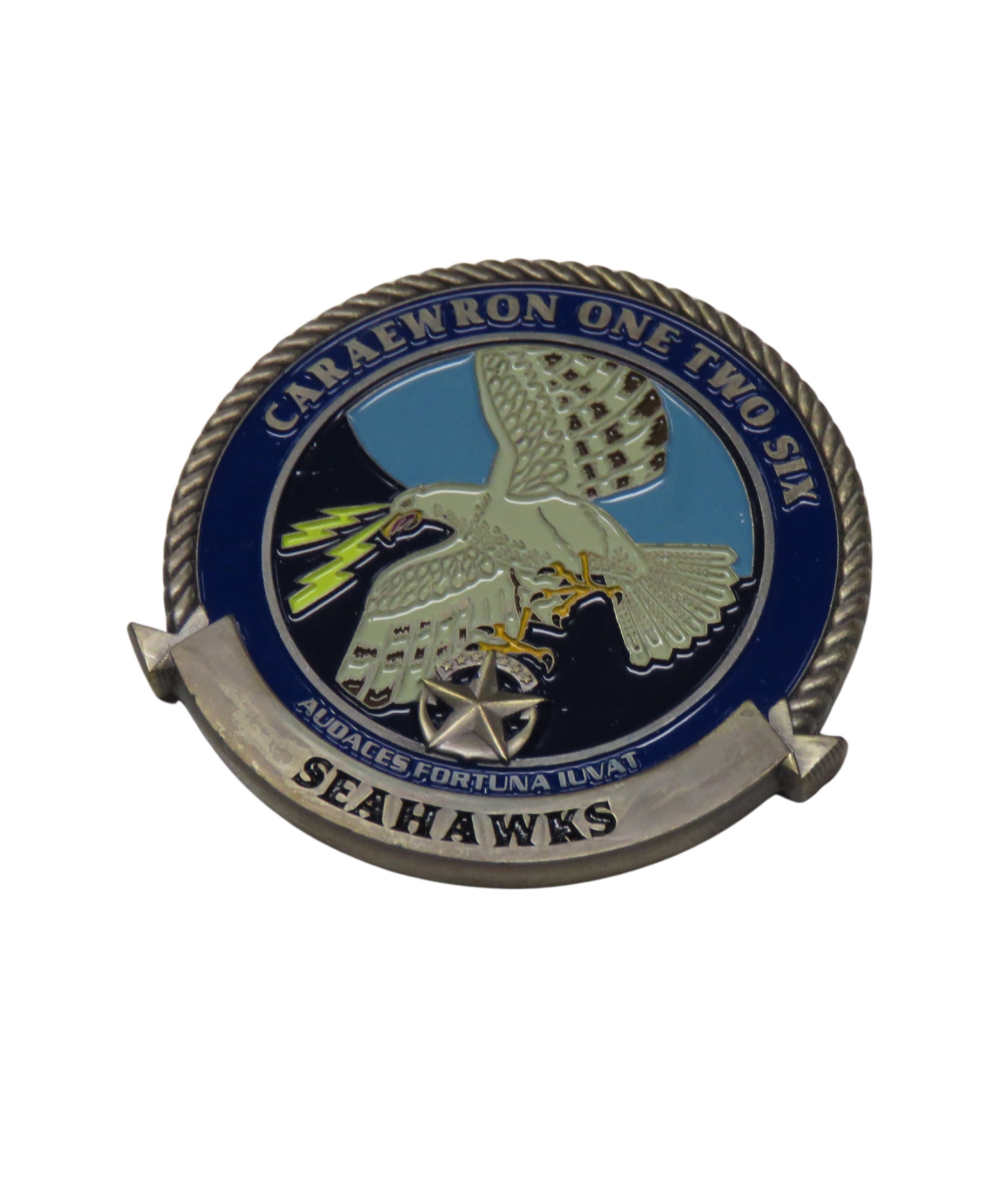 Caraewron One Two Six Seahawks Challenge Coin