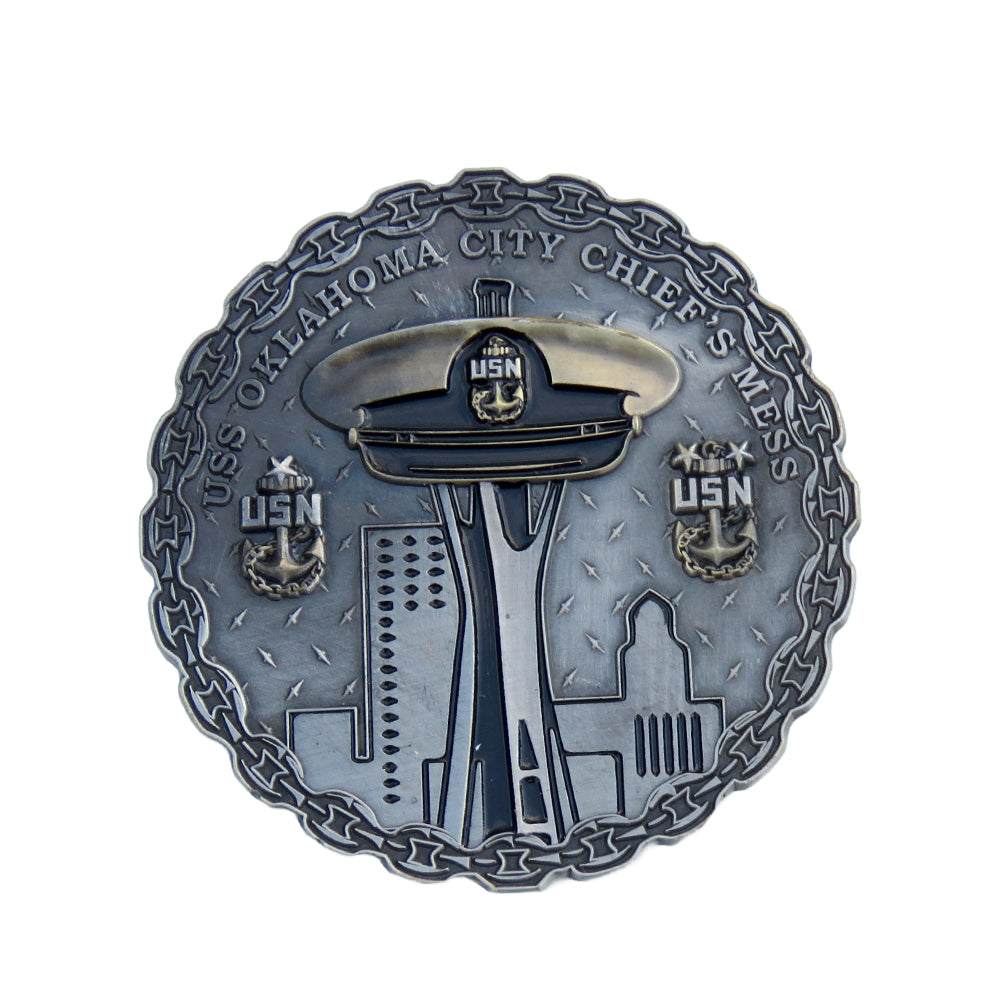 Oklahoma City Chief's Mess Challenge Coin