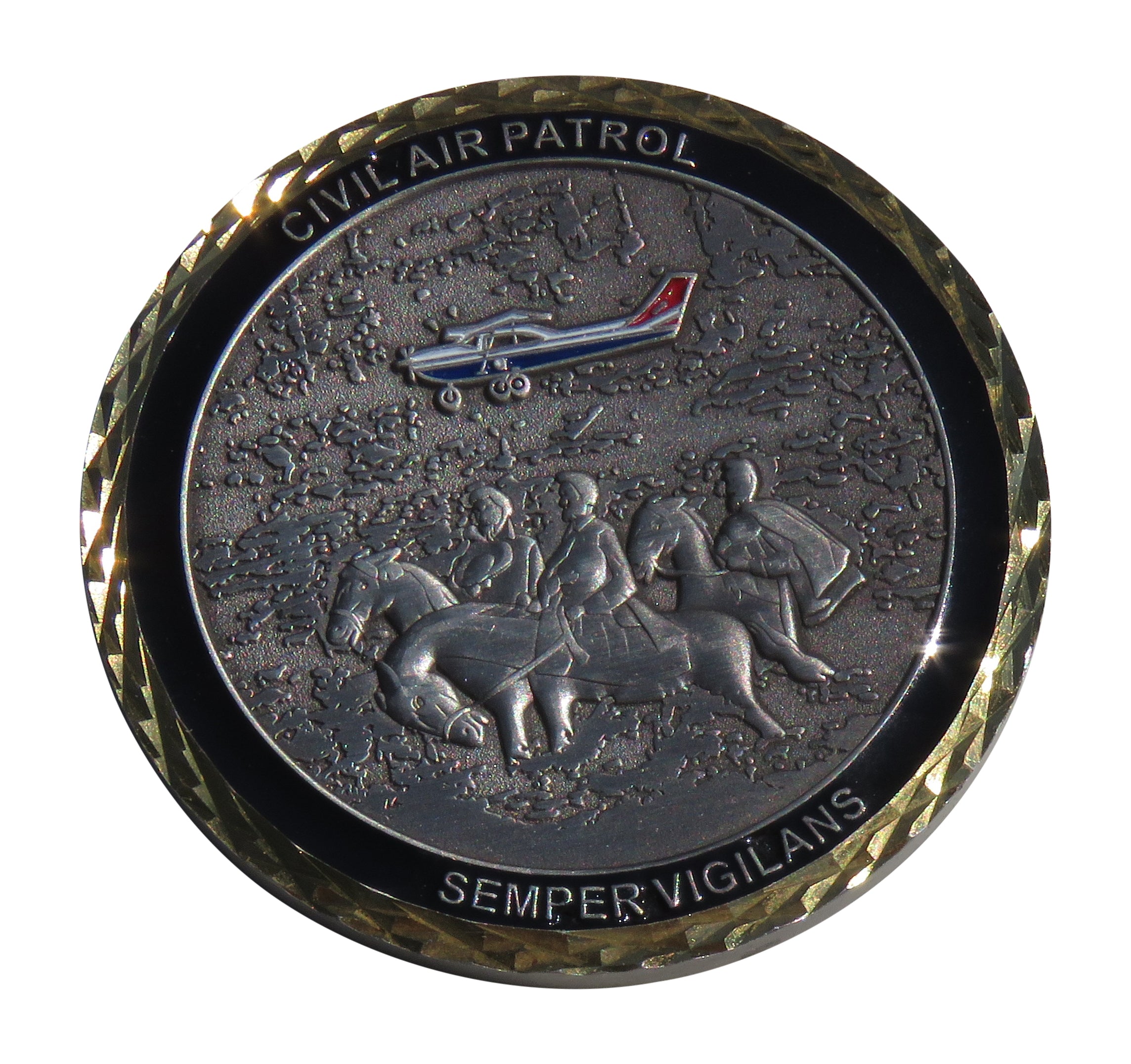 PTC Falcon Field Comp SQ.For Meritorious Service challenge coin