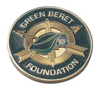 US Army Special Forces Green Beret Foundation Challenge Coin