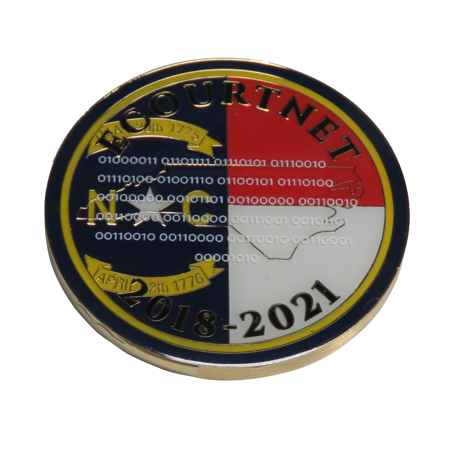 North Carolina General Court of Justice Challenge Coin
