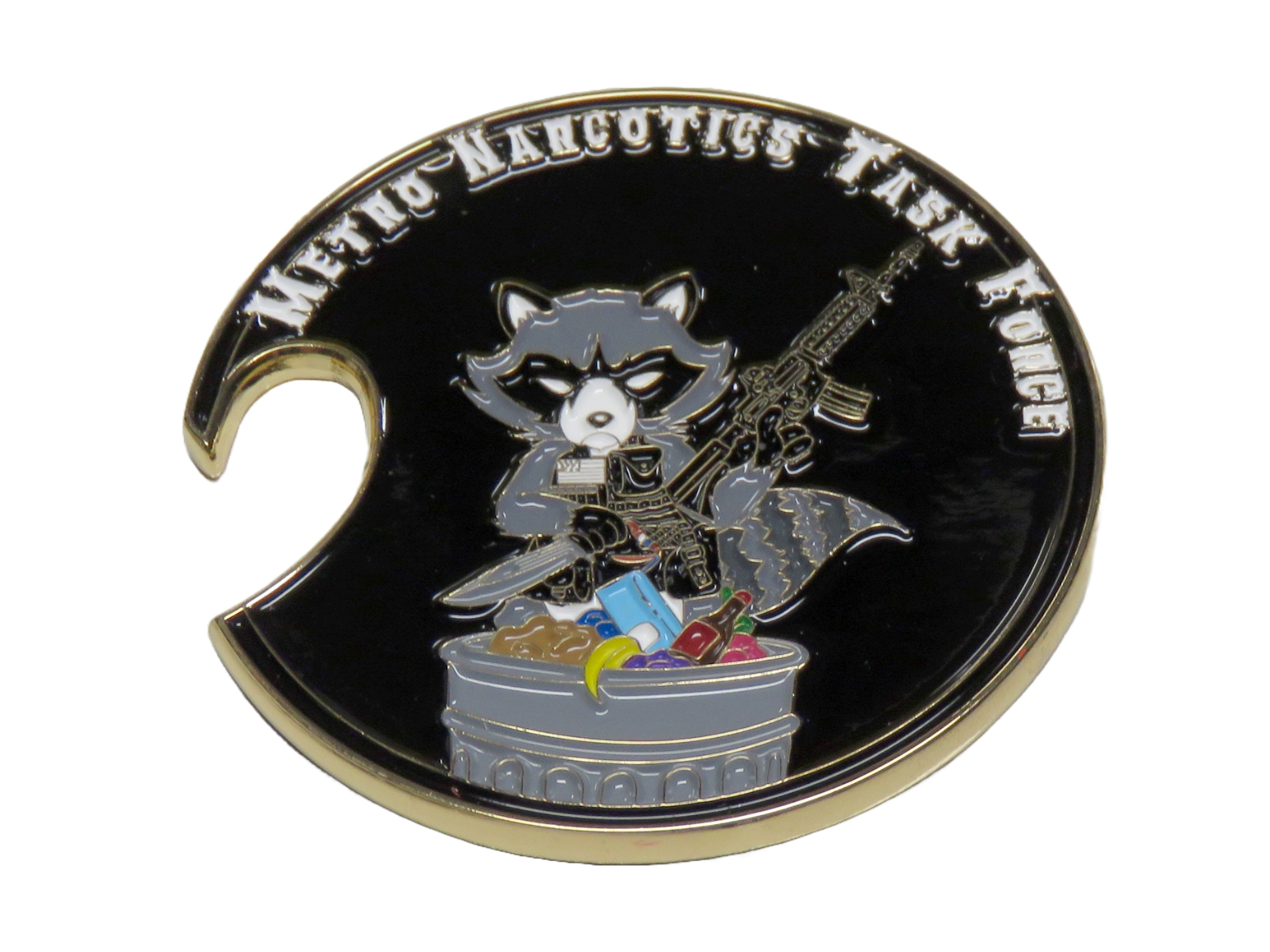 Metro Narcotics Task Force DCSO SPD Challenge Coin