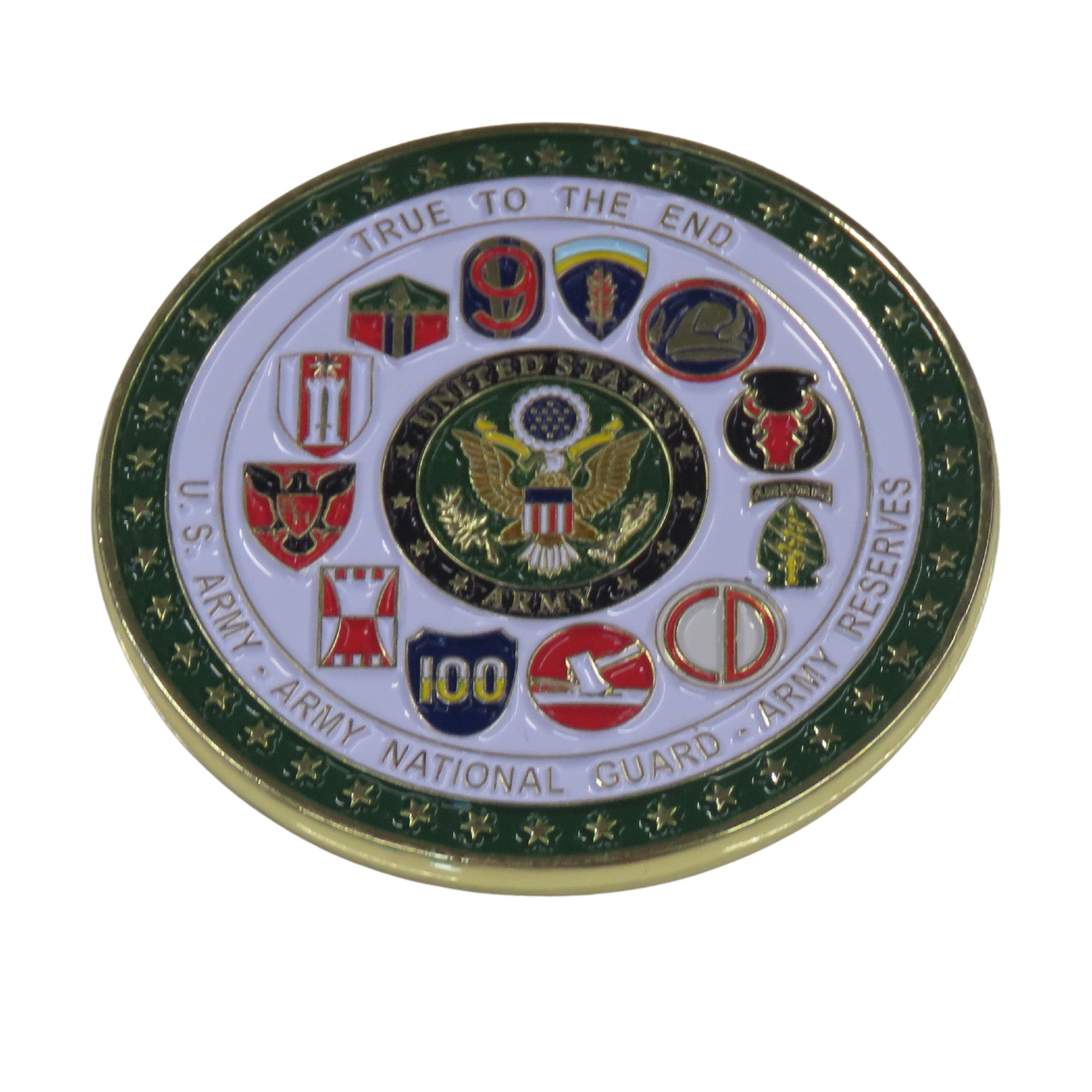 US Army Command Sergeant Major Knute K. Weick (Ret) U.S. Army Challenge Coin