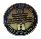 US Air Force Retirement Of Captain Charles F.Cooke Challenge Coin