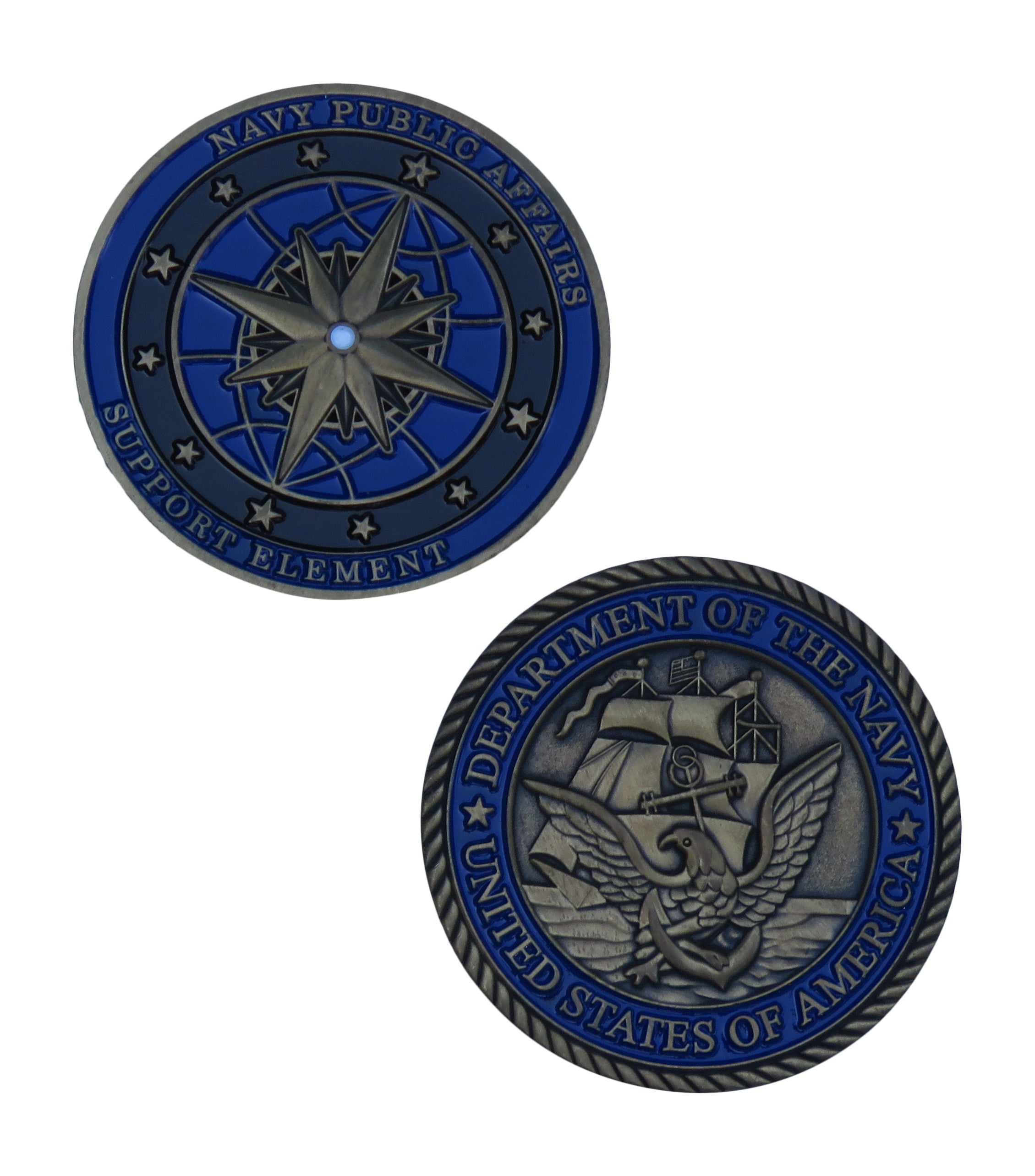 US Navy Public Affairs Support Element Challenge Coin