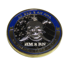 U.S. Navy HM2 RN Presented by CDR Chris Niles Challenge Coin