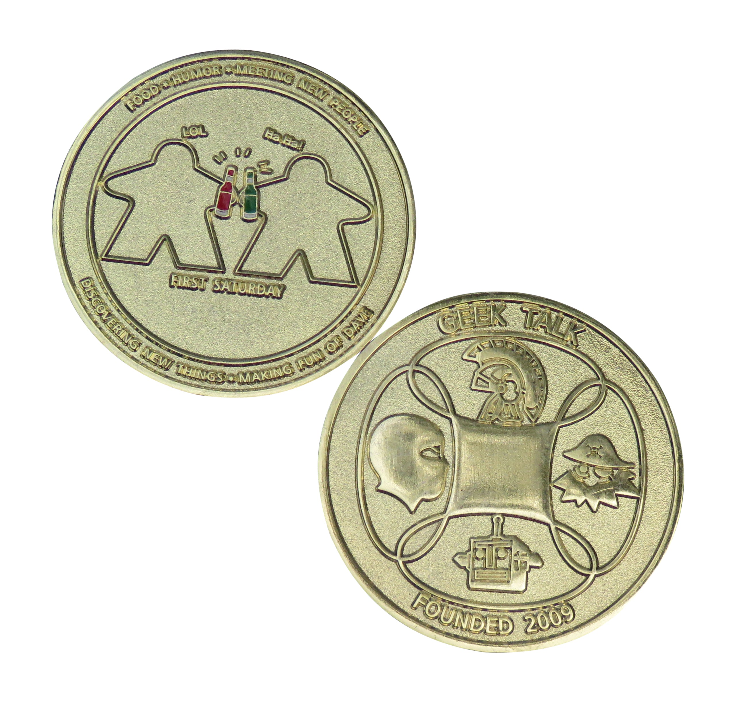 Geek Talk Founded 2009 Challenge Coin