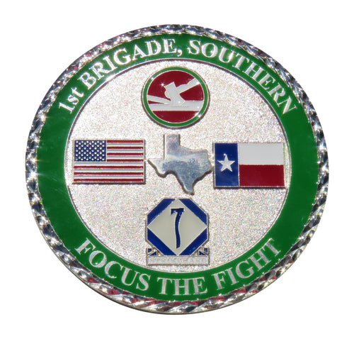 1st Brigade Southern Texas Strikeland Challenge Coin