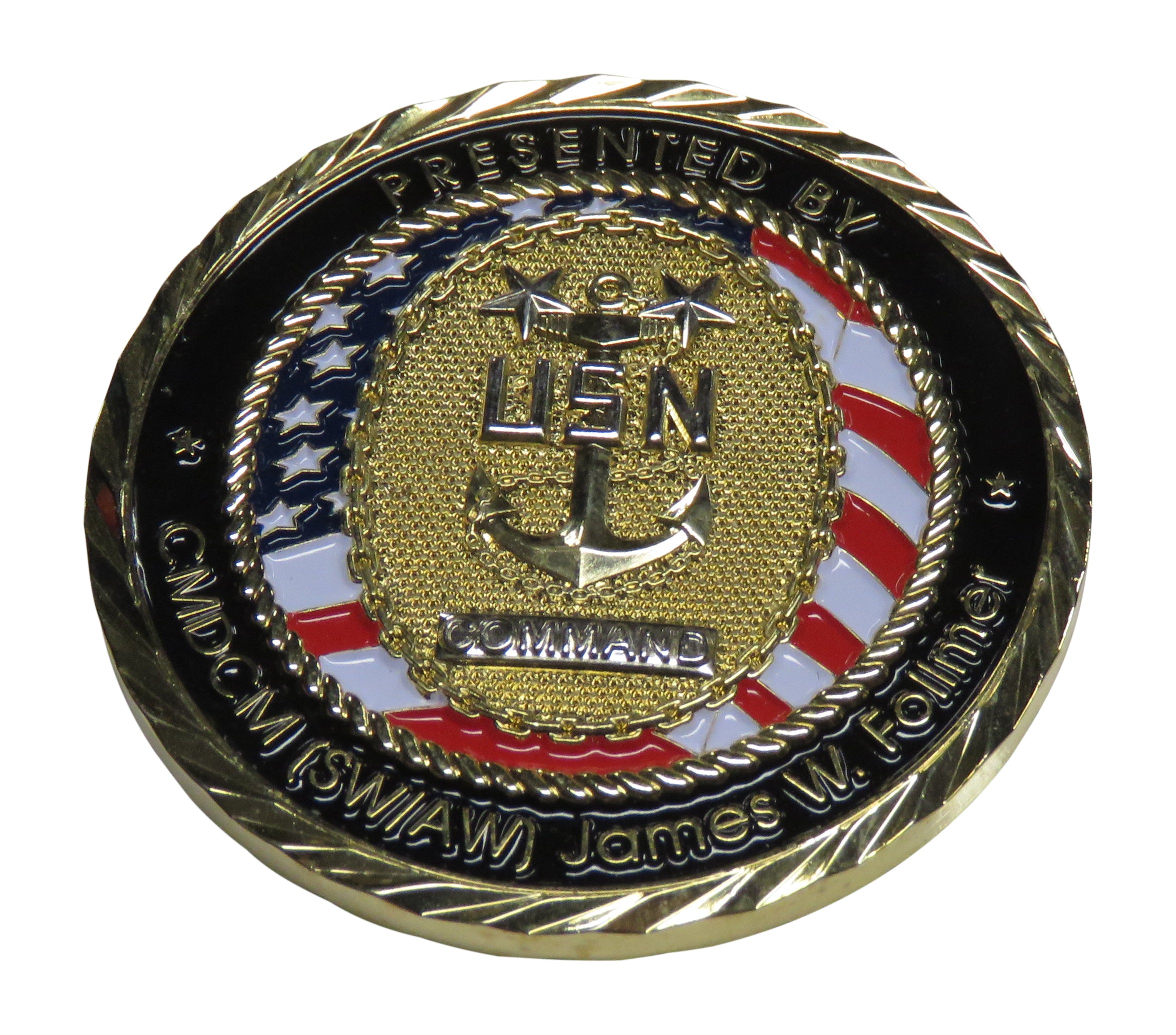 USS Bunker Hill CG 52 Challenge Coin