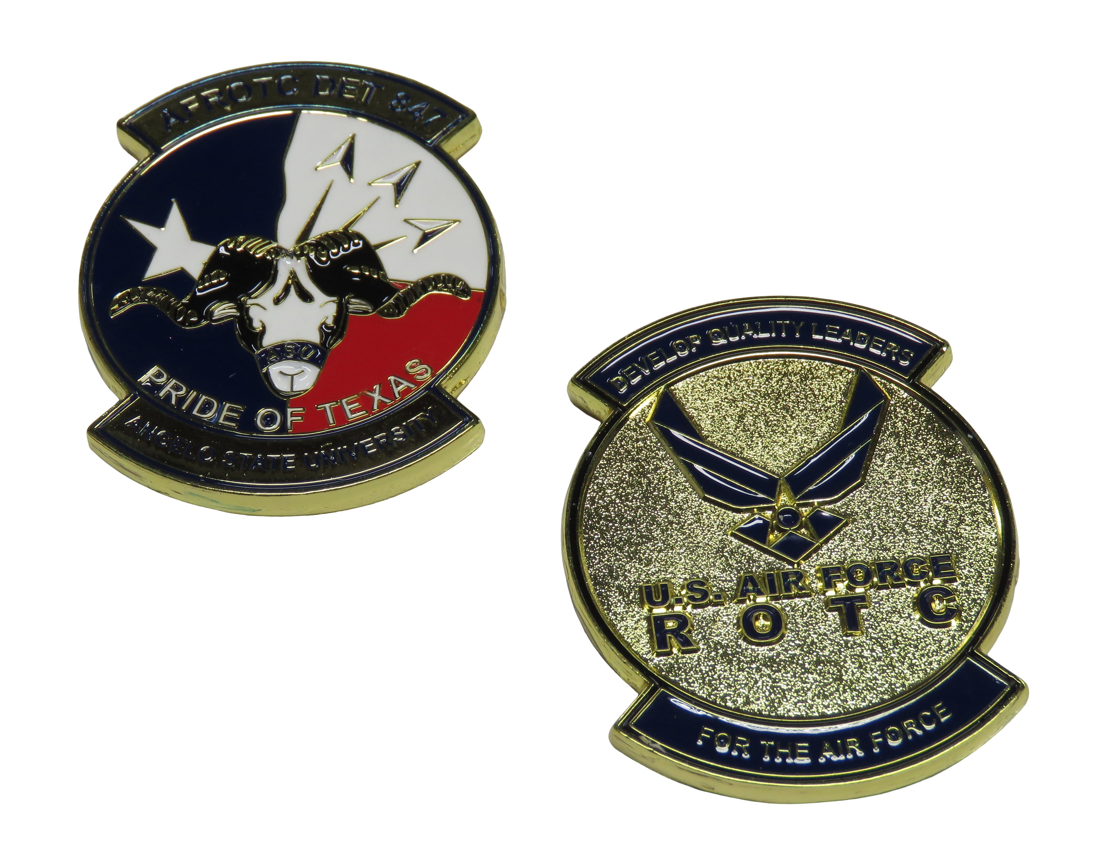 AFROTC Det 847 Angelo State University "Pride of Texas" Challenge Coin