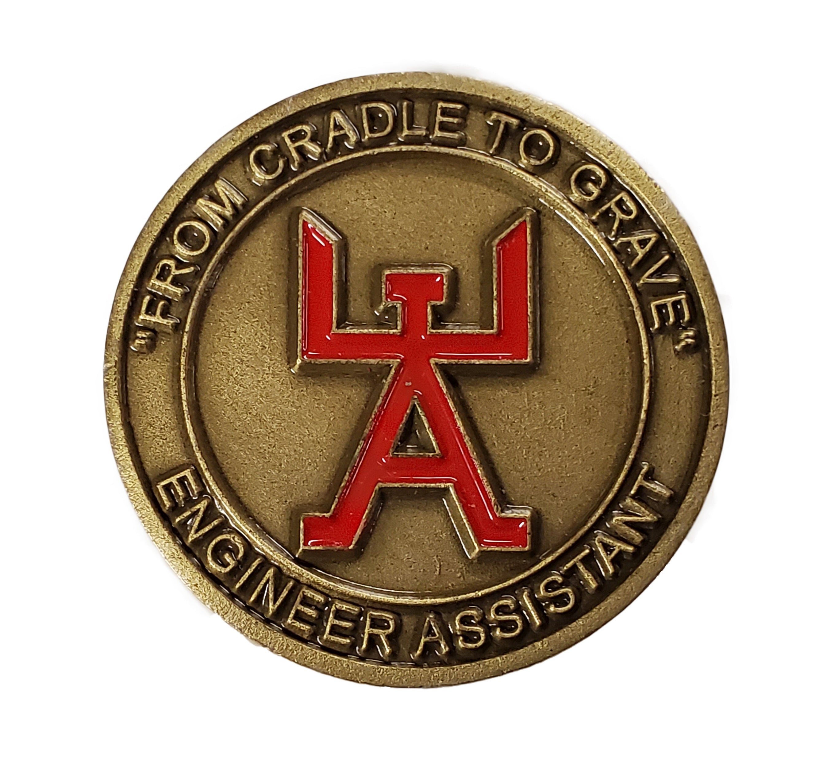 US Air Force -From Cradle to Grave- Engineer Assistant 1.50 Challenge Coin