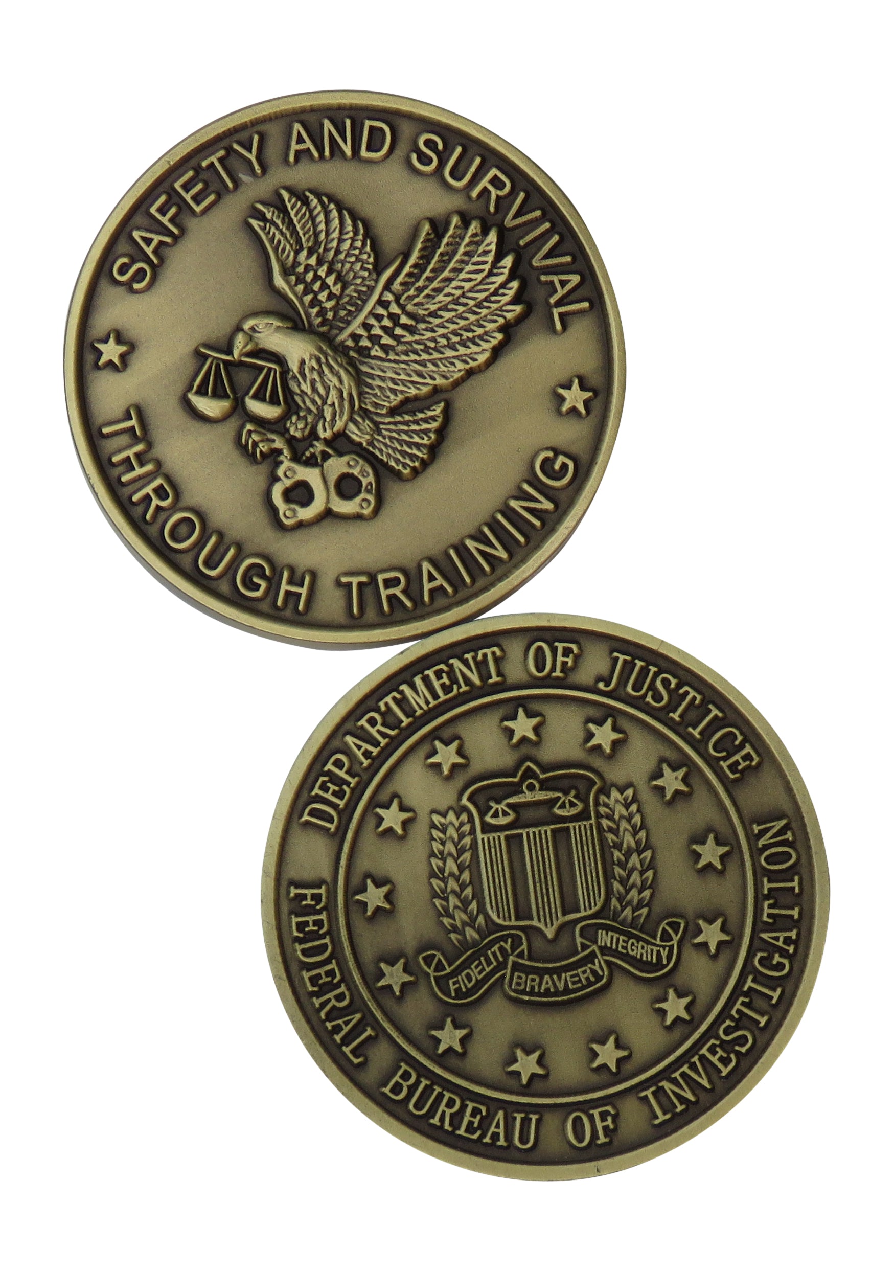 Department Of Justice Federal Bureau Of Investigation Challenge Coin