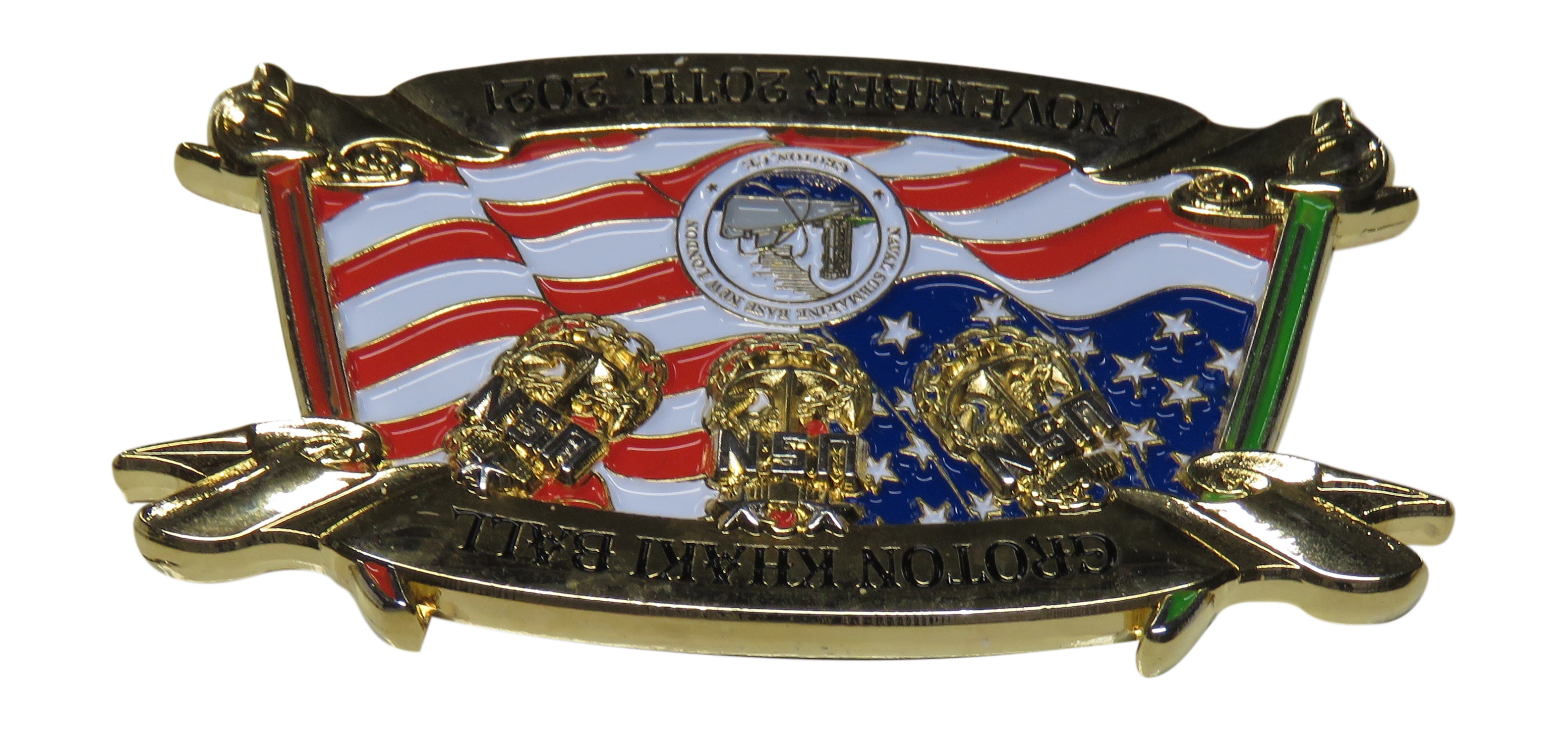 Groton Khaki Ball November 20th, 2021 Challenge Coin