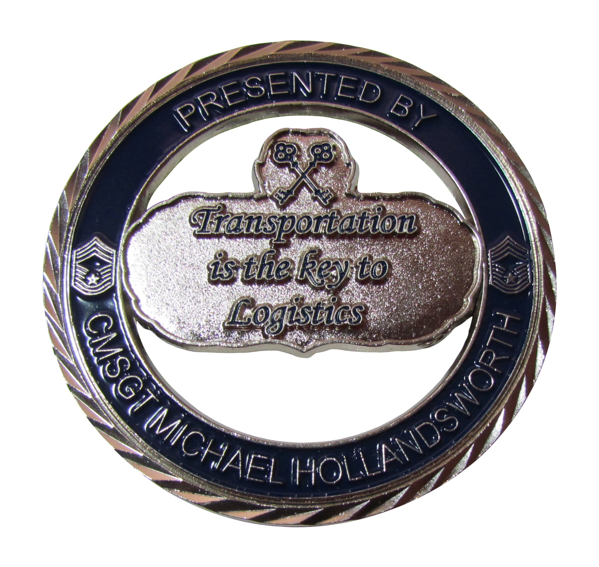 US Air Force HQ PACAF Command Traffic Manager Challenge Coin