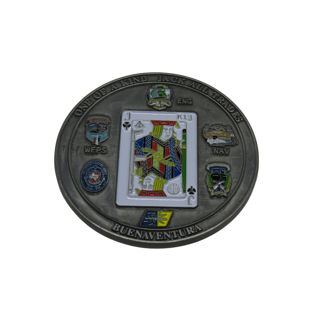 One of a Kind Jack of All Trades Buenaventura Challenge Coin