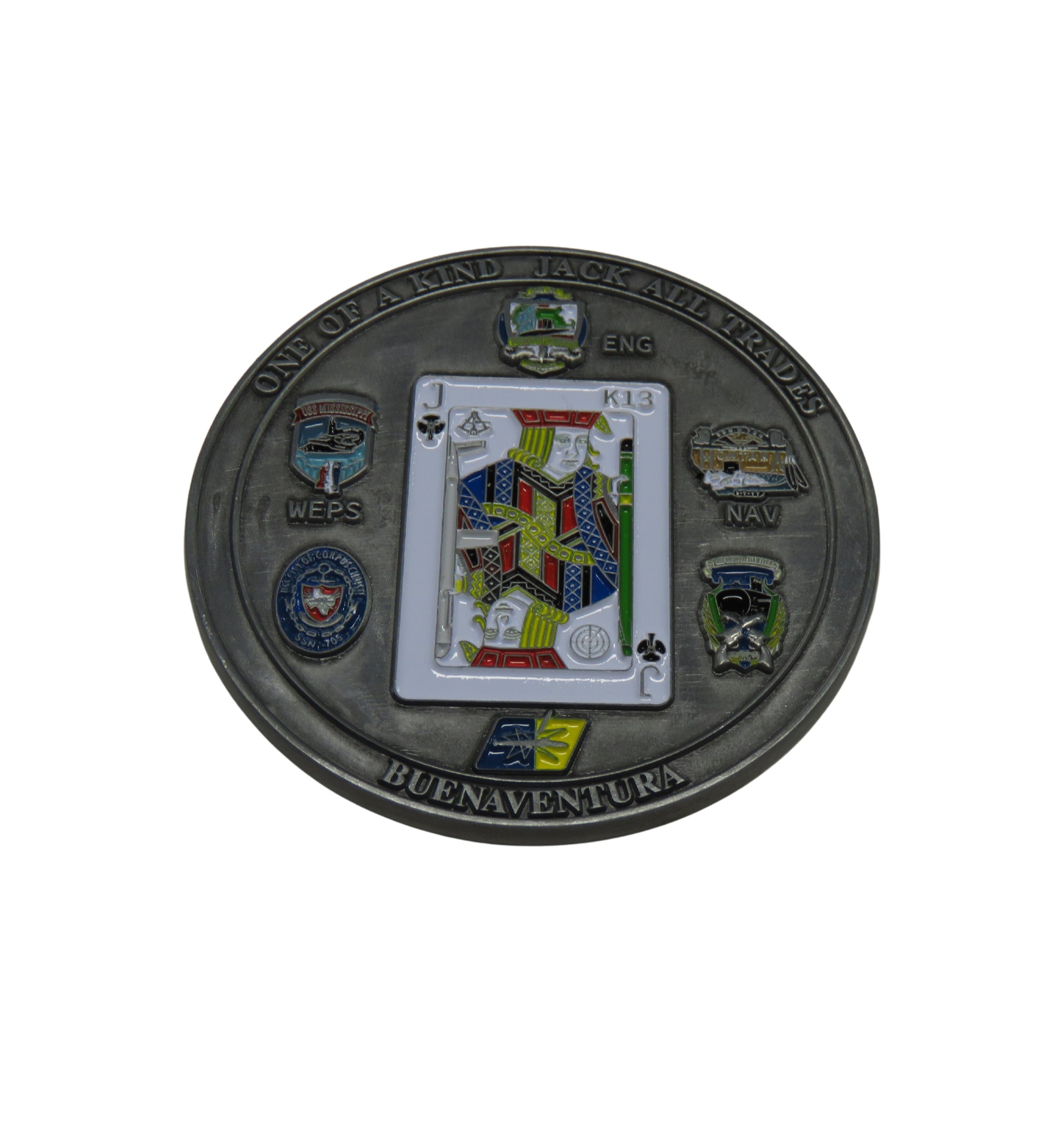 One of a Kind Jack of All Trades Buenaventura Challenge Coin