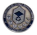 US Air Force CMSGT Ronald Harper Challenge Coin