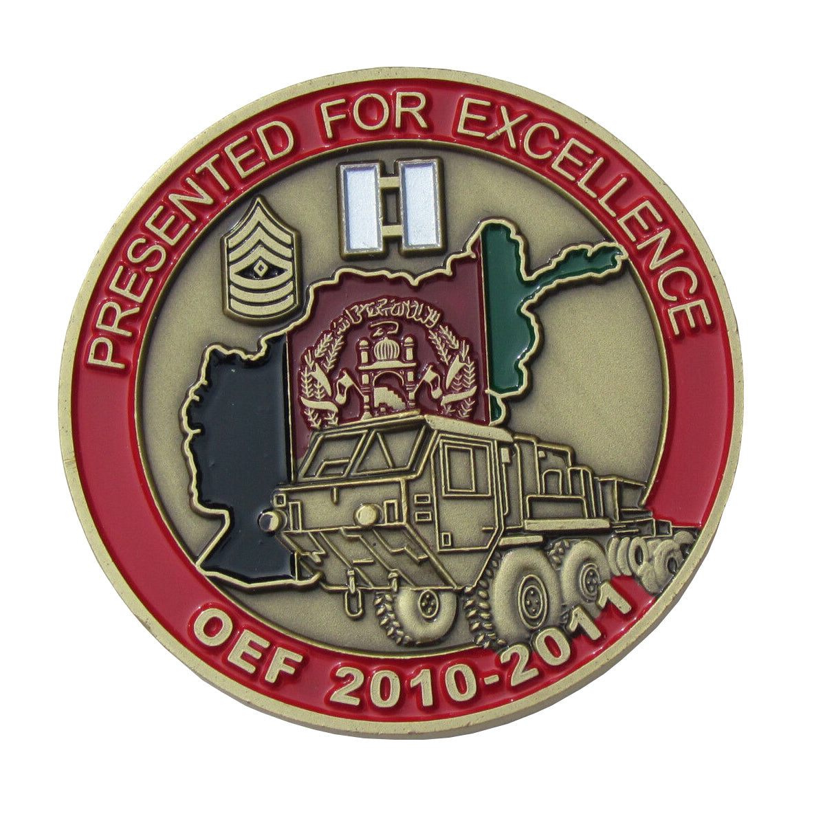 212th Transportation Company Lighting Carries Thunder Rolls Challenge Coin