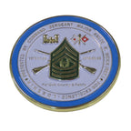 US Army Command Sergeant Major Knute K. Weick (Ret) U.S. Army Challenge Coin
