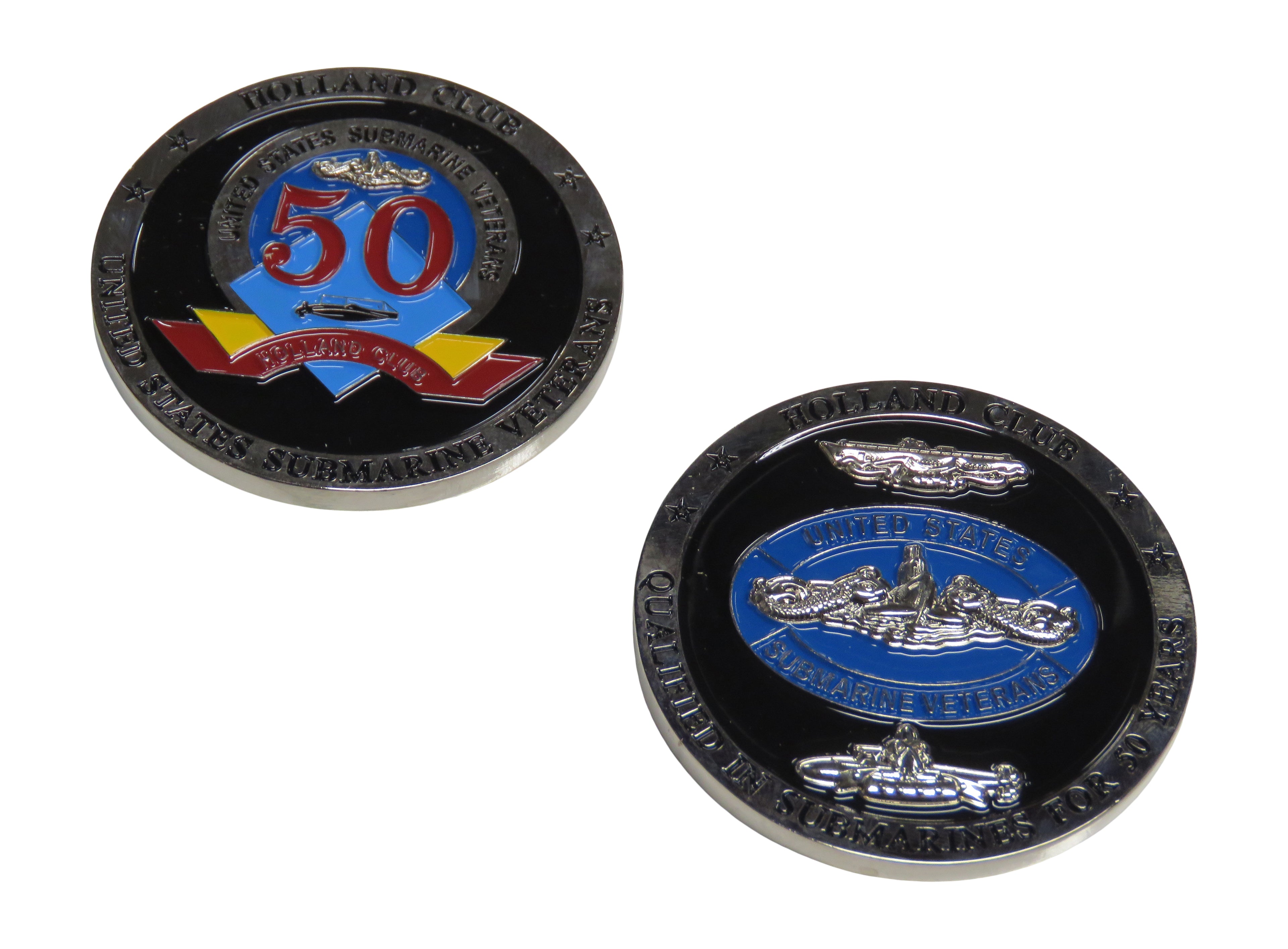 Holland Club U.S. Submarine Veterans Challenge Coin