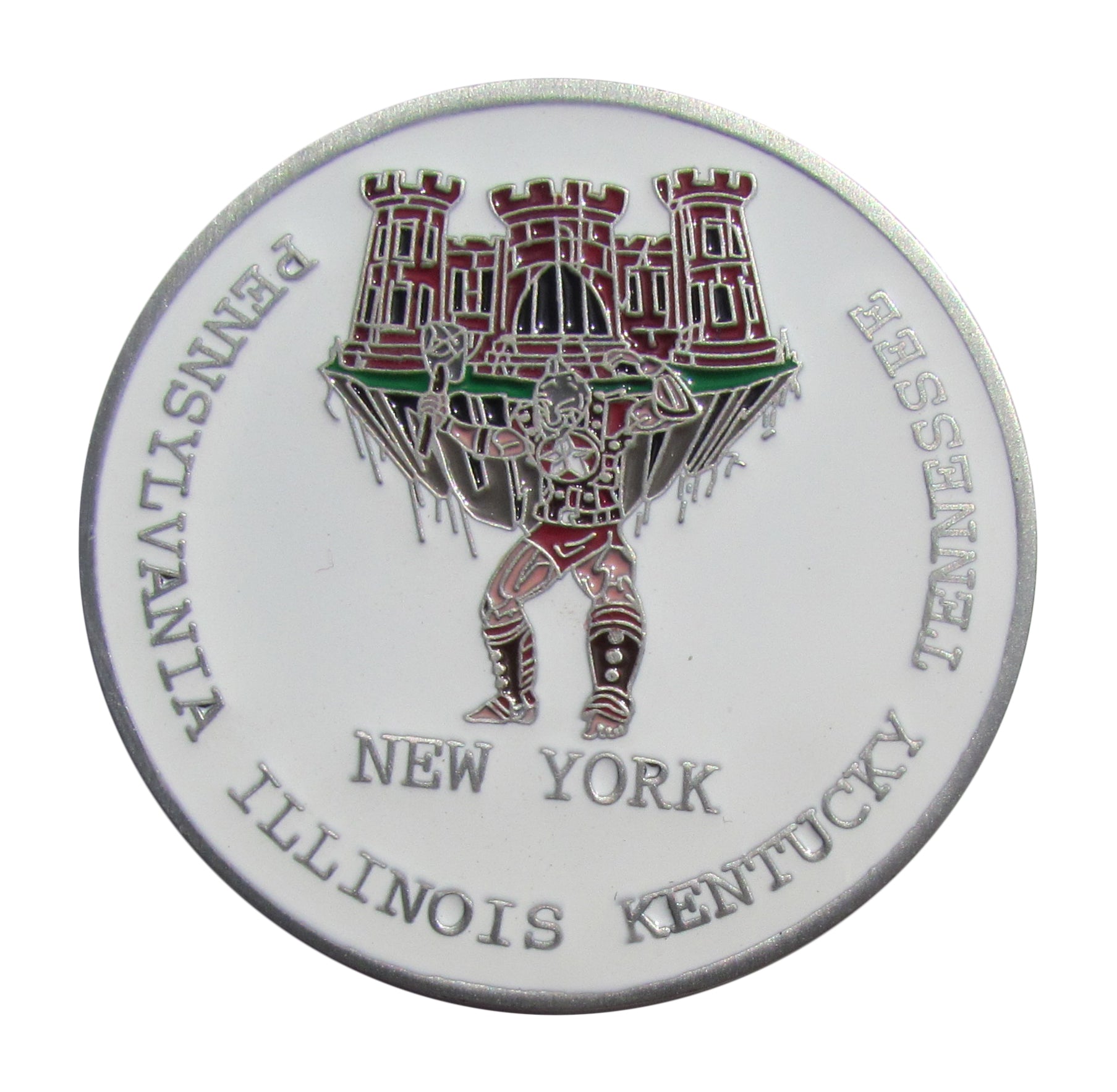 US Army 481st En Det Titans Challenge Coin