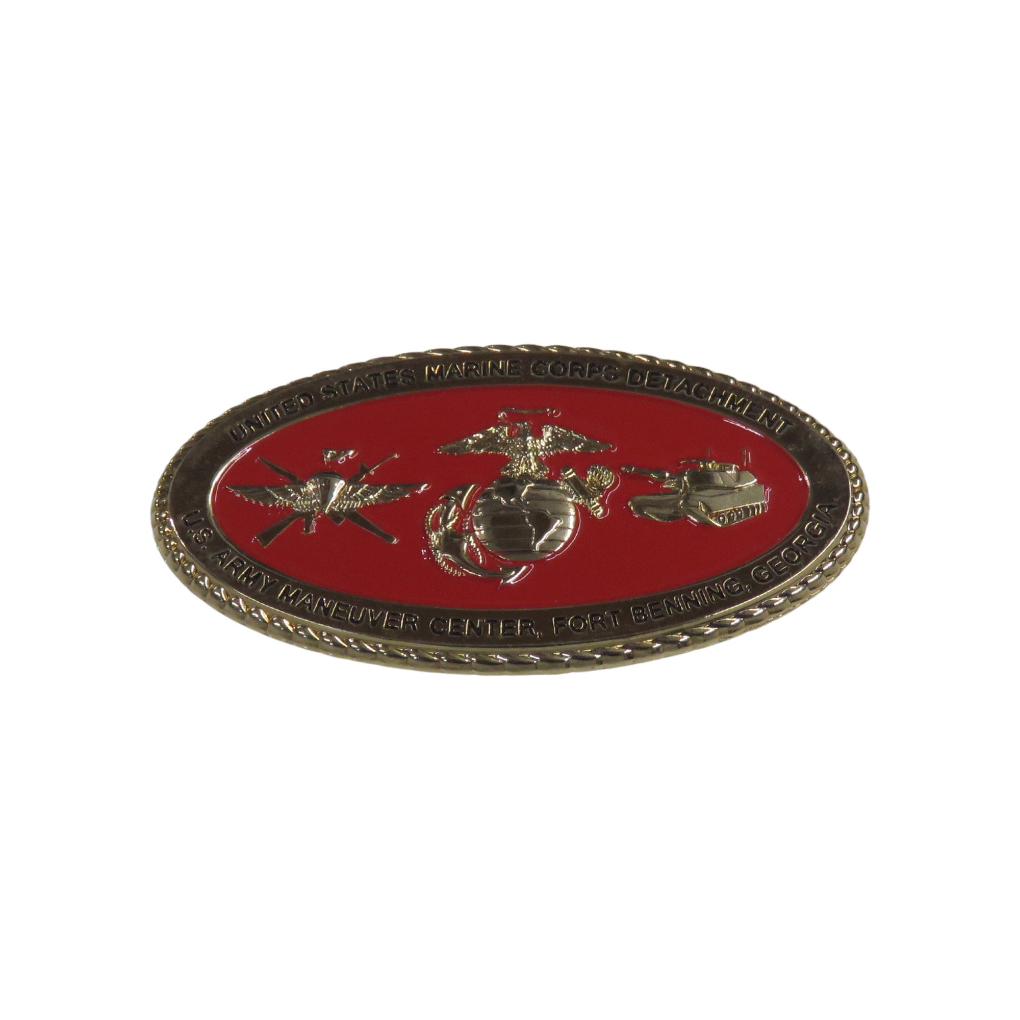 USMC Detachment US Army Maneuver Center Fort Benning GA U.S. Army Challenge Coin