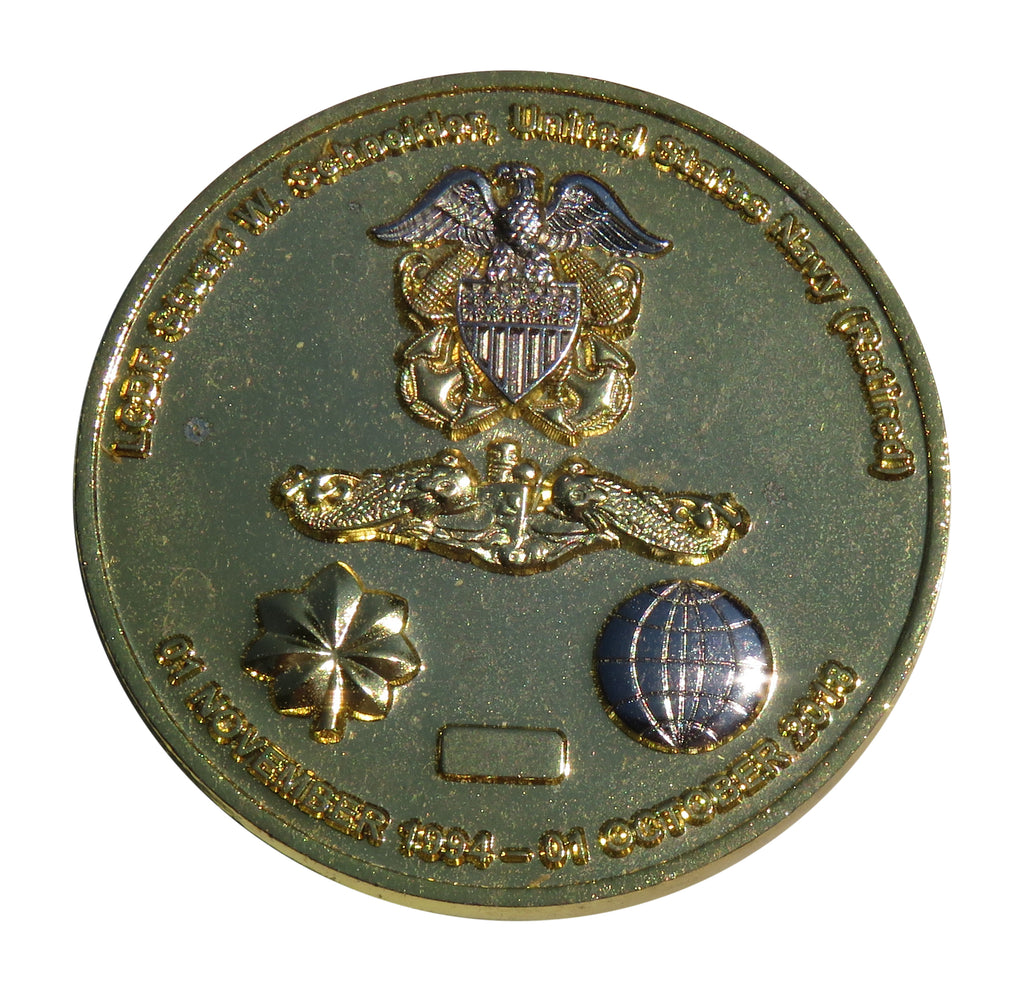 US Navy LCDR  Stuart W. Schneider Challenge Coin