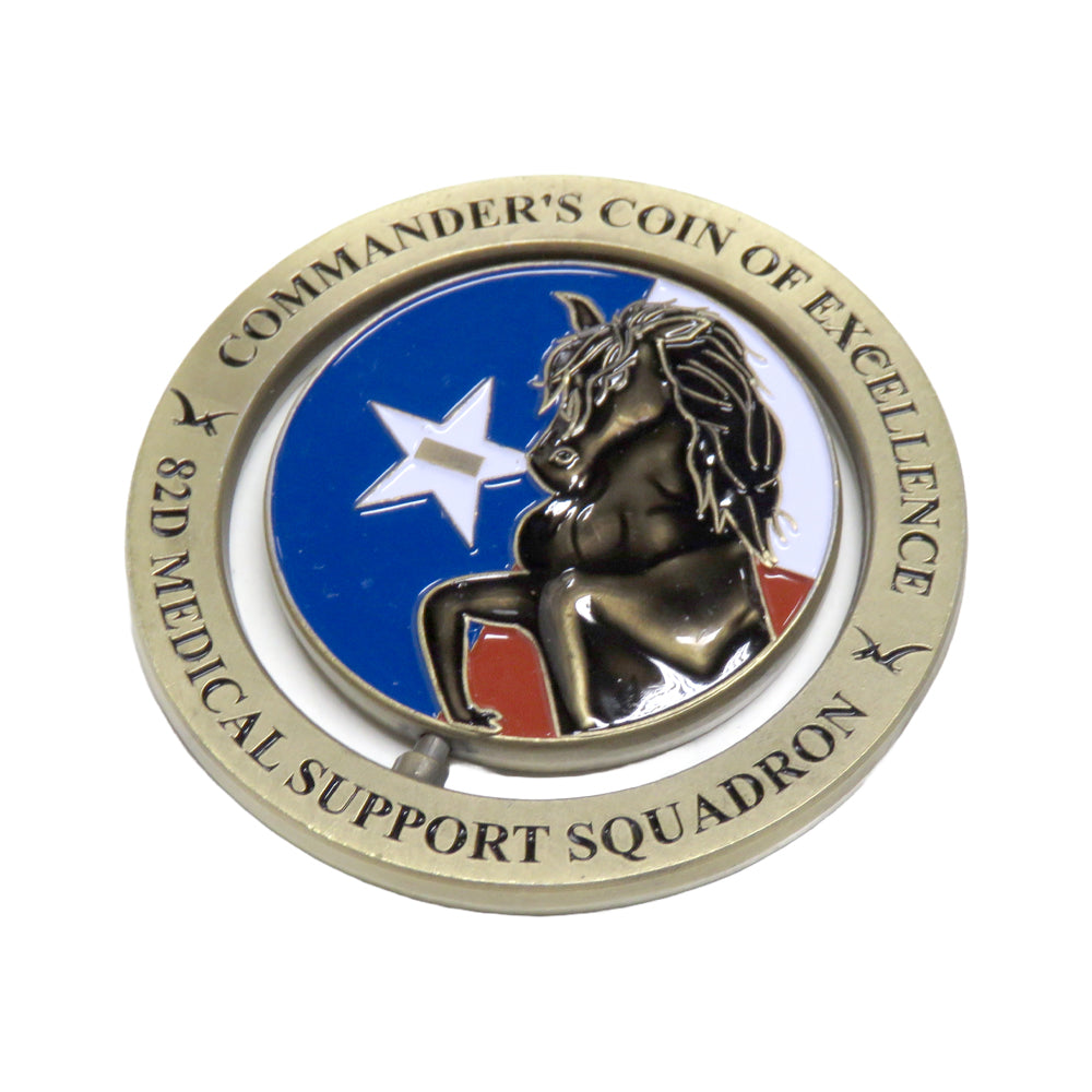 U.S. Air Force 82D Medical Support Squadron Challenge Coin