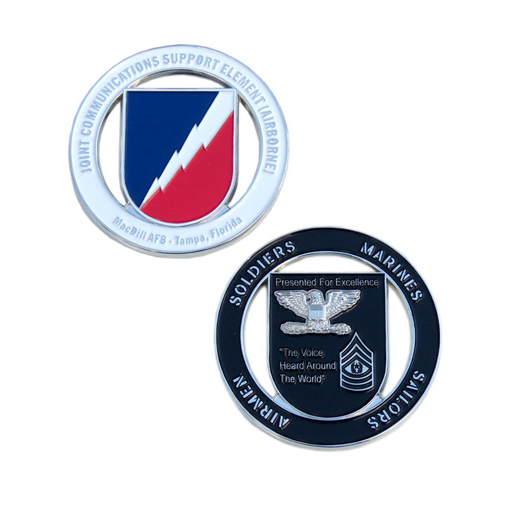 U.S. Air Force Joint Communications Support Element Airborne MacDill AFB Challenge Coin