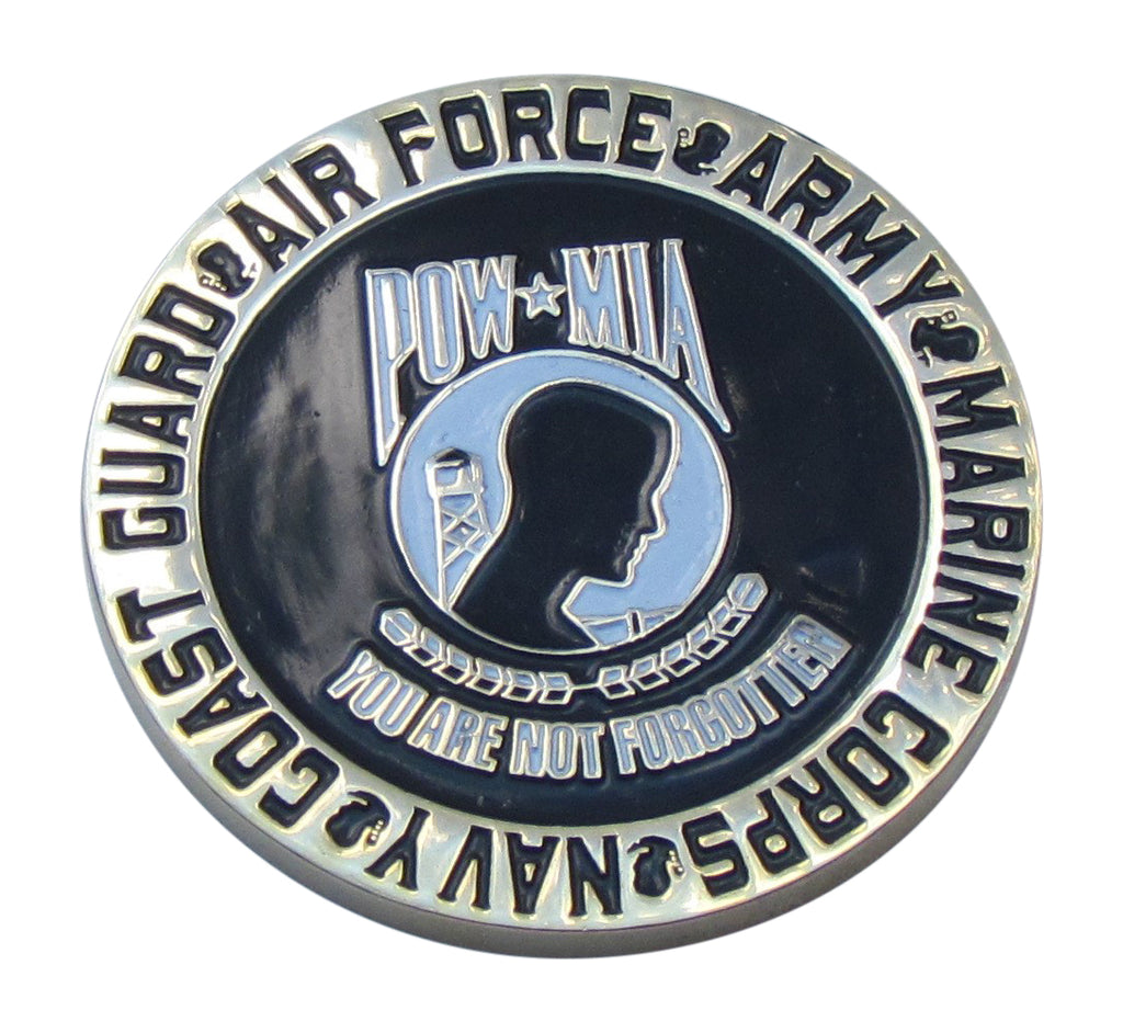 PAW MIA Guard Air Force Army Marine Corps Navy Coast Challenge Coin