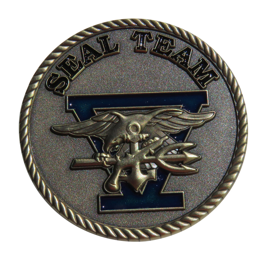 US Navy Seal Team Five Challenge Coin-Number 13