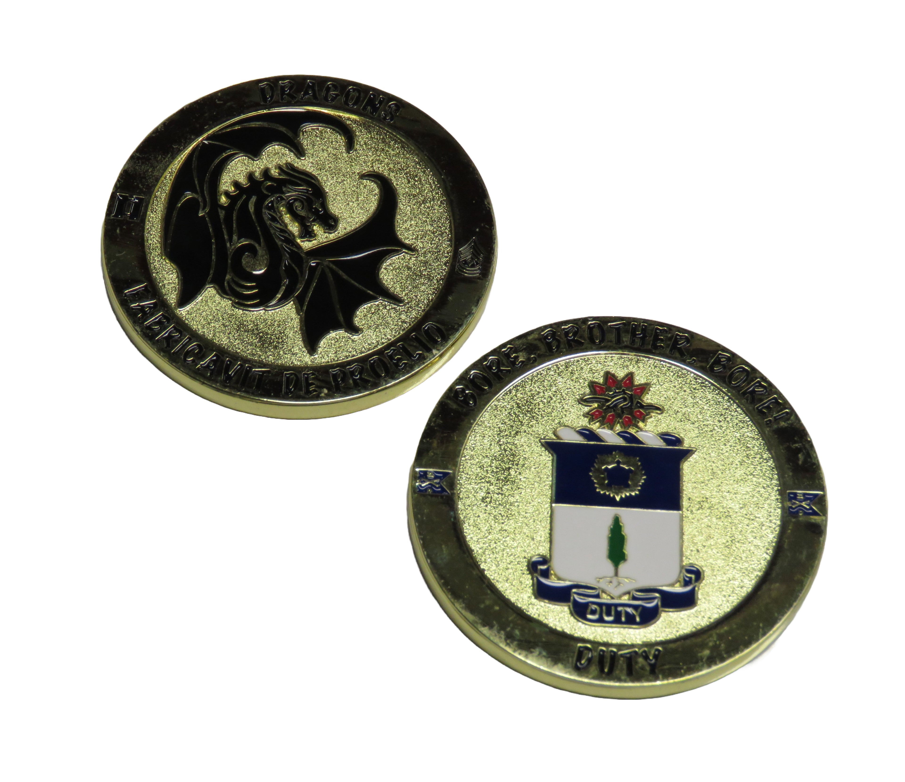 Dragons Bore Brother Bore Challenge Coin