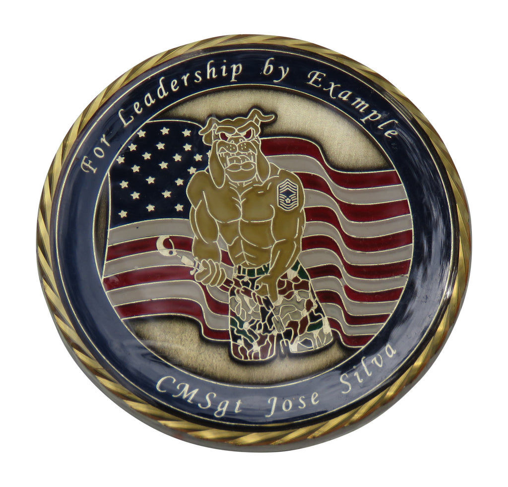 US Air Force CMSgt Jose Silva Challenge Coin