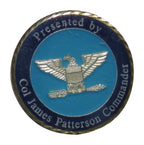 US Air Force Presented By Col James Patterson Commander Challenge Coin