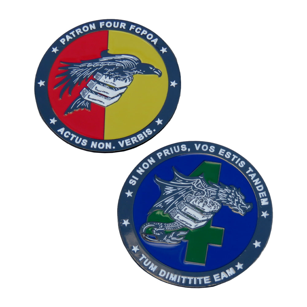 U.S. Navy Patron Four FCPOA Challenge Coin