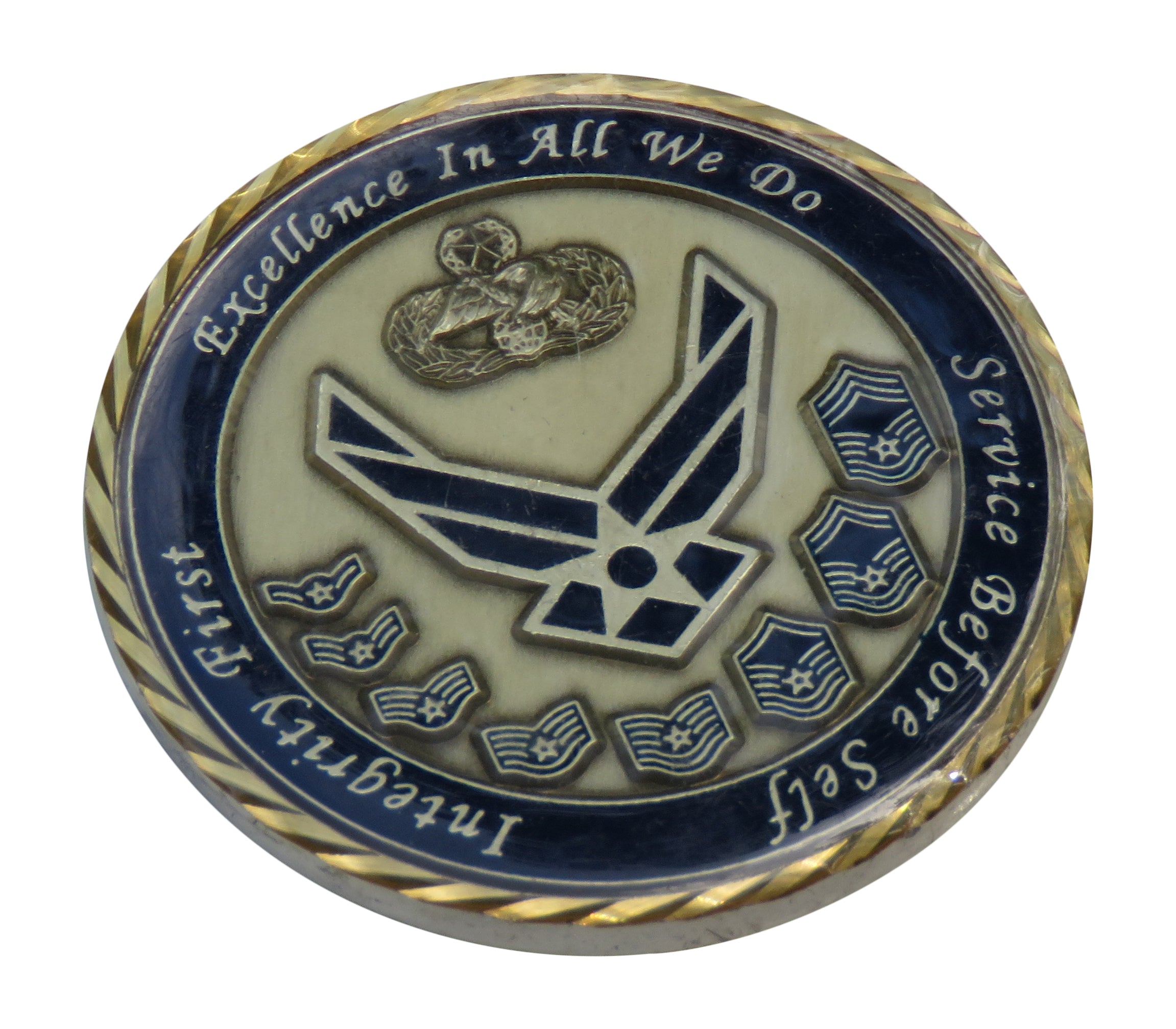 USAF Commander SGT. Robert Downing Challenge Coin