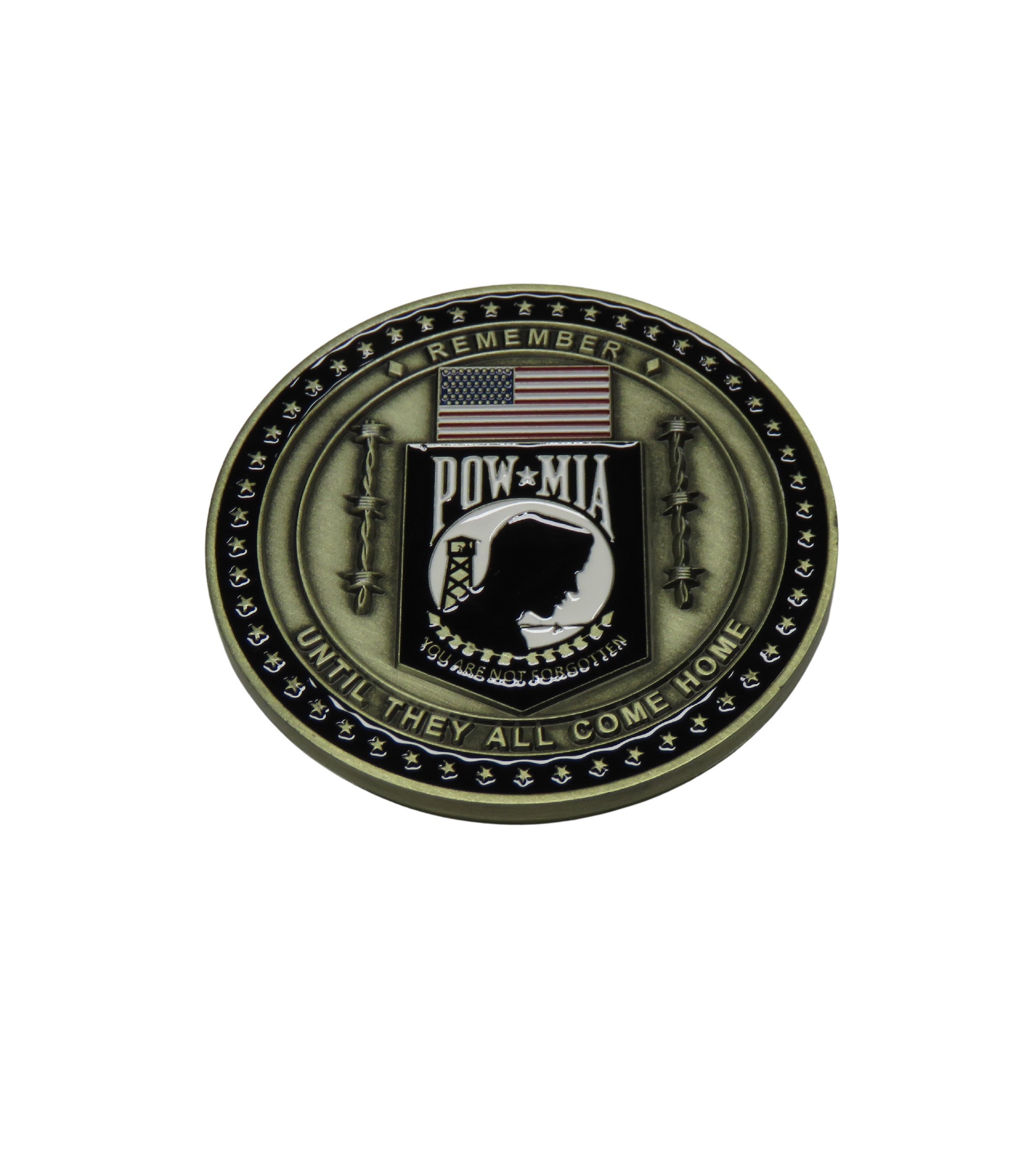 POW MIA Rolling Thunder Chapter 1 IL Challenge Coin