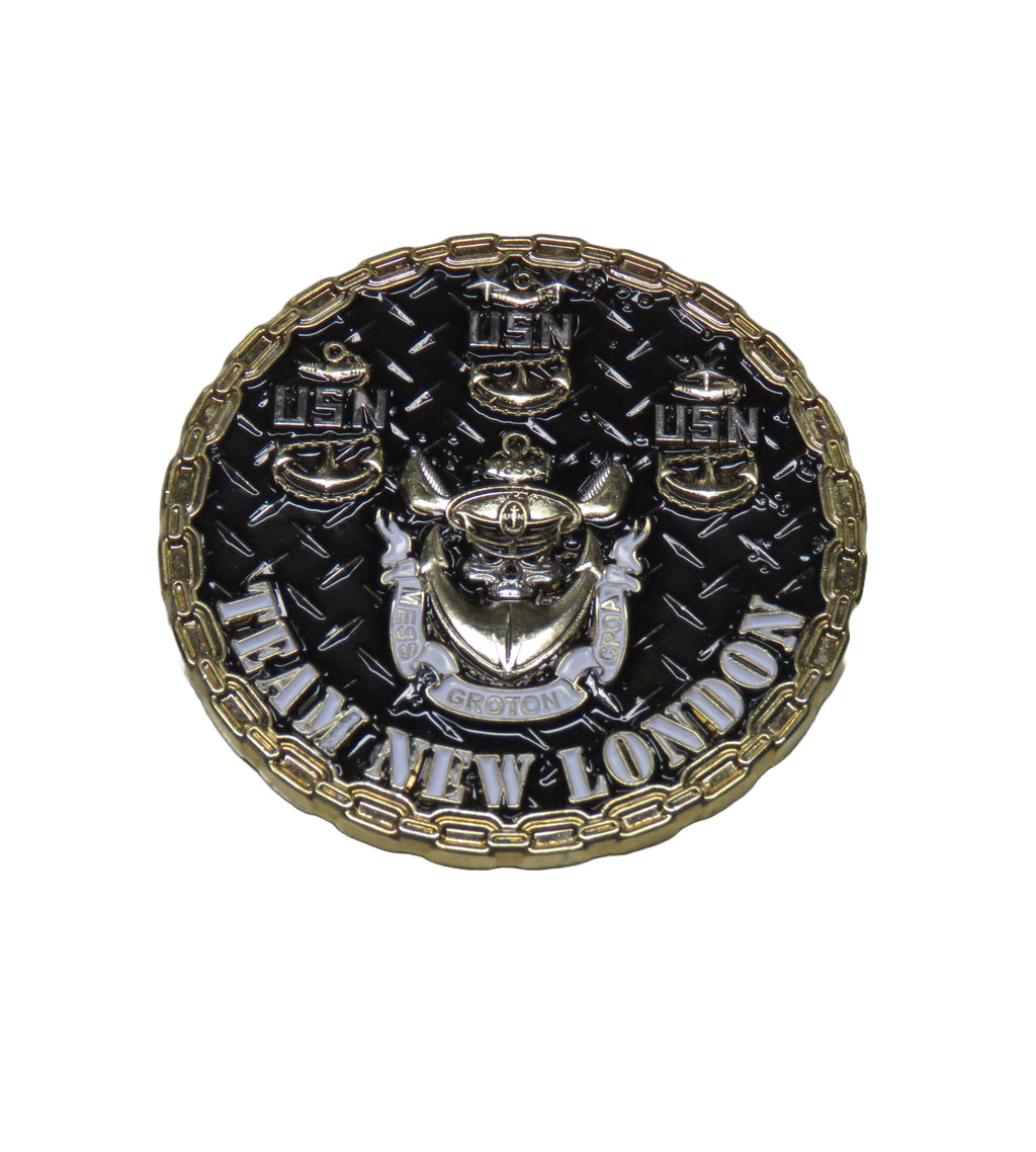 U.S. Navy CPOA Team New London Challenge Coin