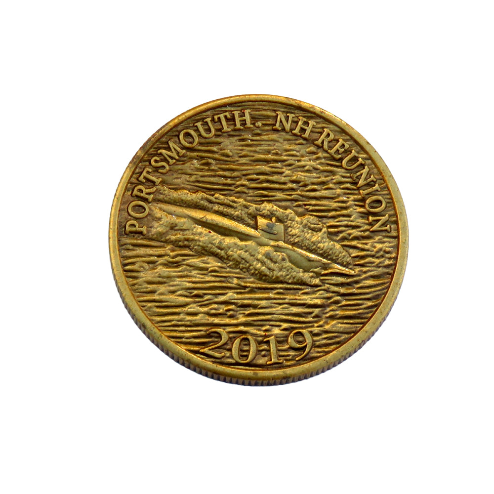US Navy USS Tullibee (SSN-597) 2019 Reunion Challenge Coin