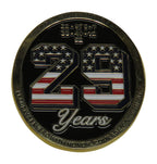 Command Master Chief James W. Follmer Retirement 29 Years Challenge Coin