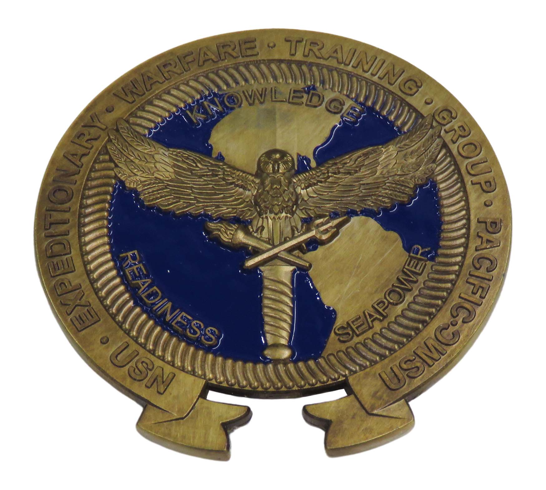 U.S. Navy/USMC Expeditionary Warfare Training Group Pacific Challenge Coin