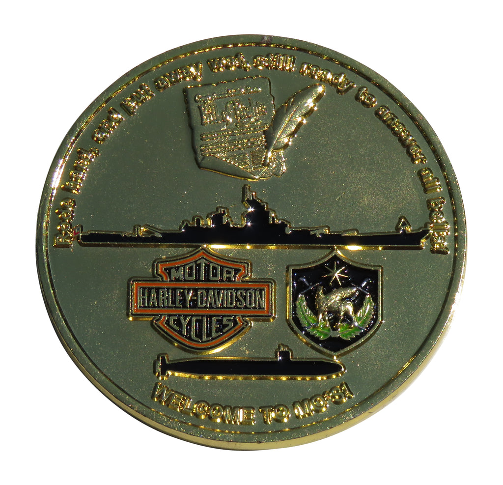 US Navy LCDR  Stuart W. Schneider Challenge Coin