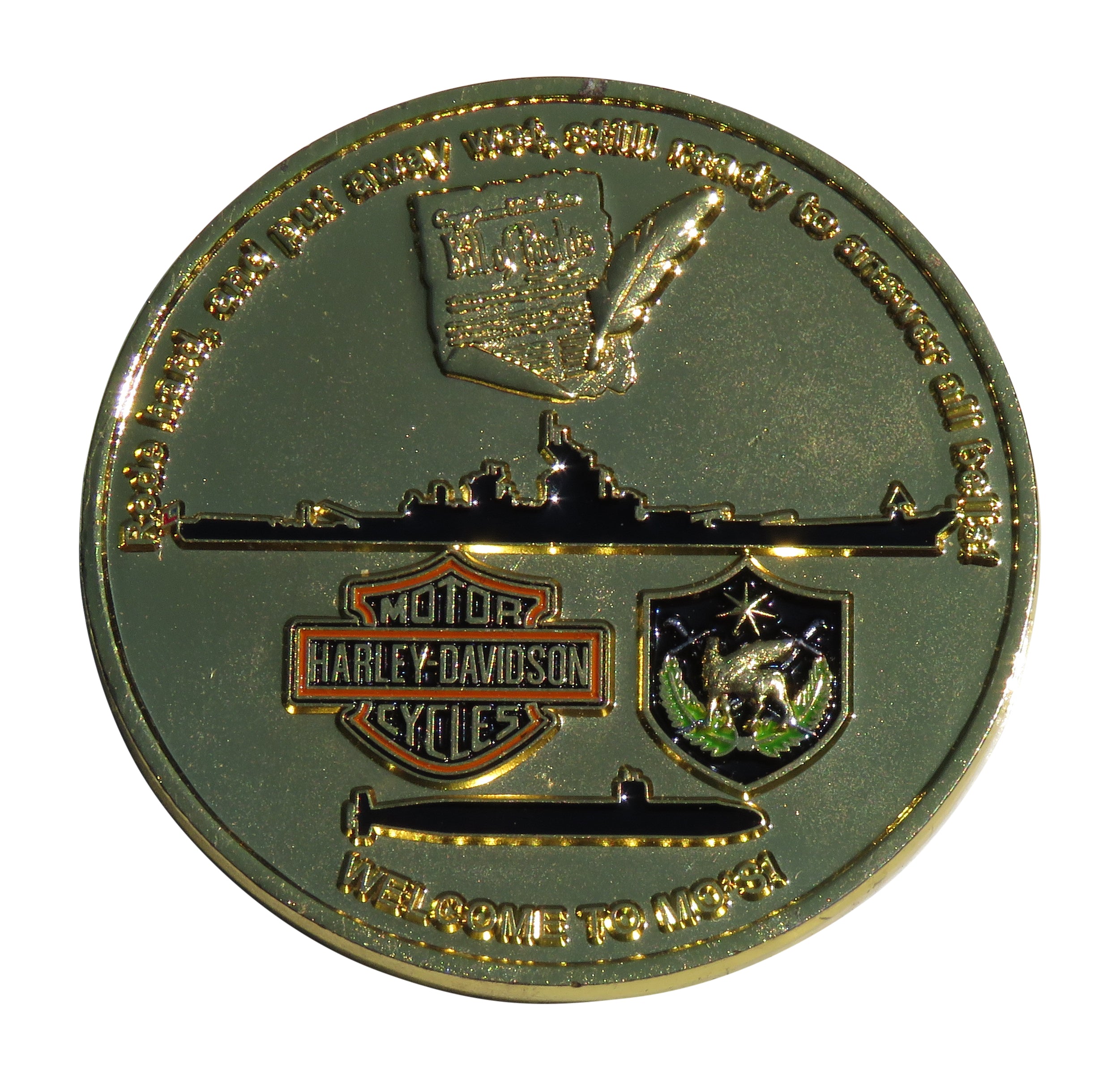 US Navy LCDR  Stuart W. Schneider Challenge Coin