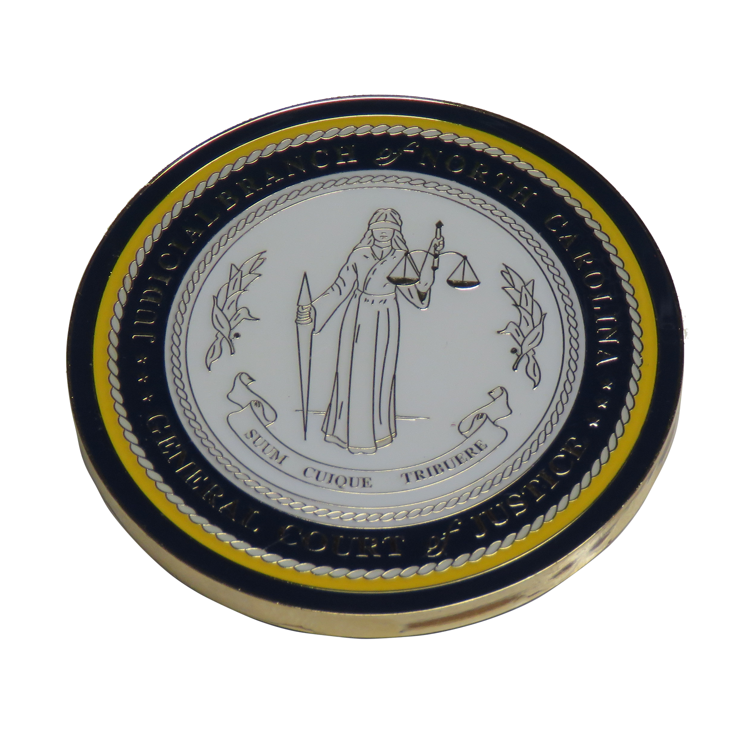 North Carolina General Court of Justice Challenge Coin