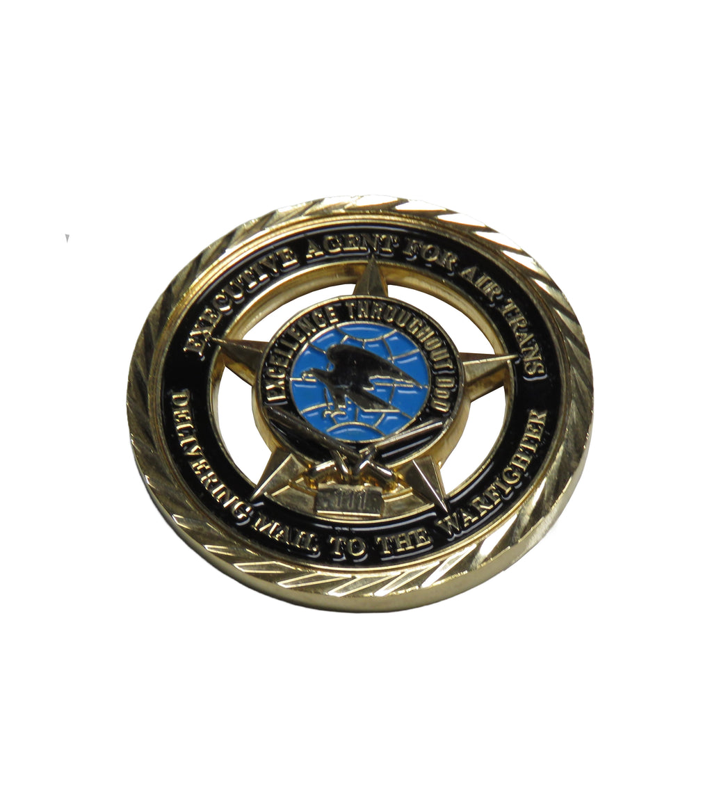 U.S. Air Force Exec Agent Air Trans Det 4 MPS Challenge Coin