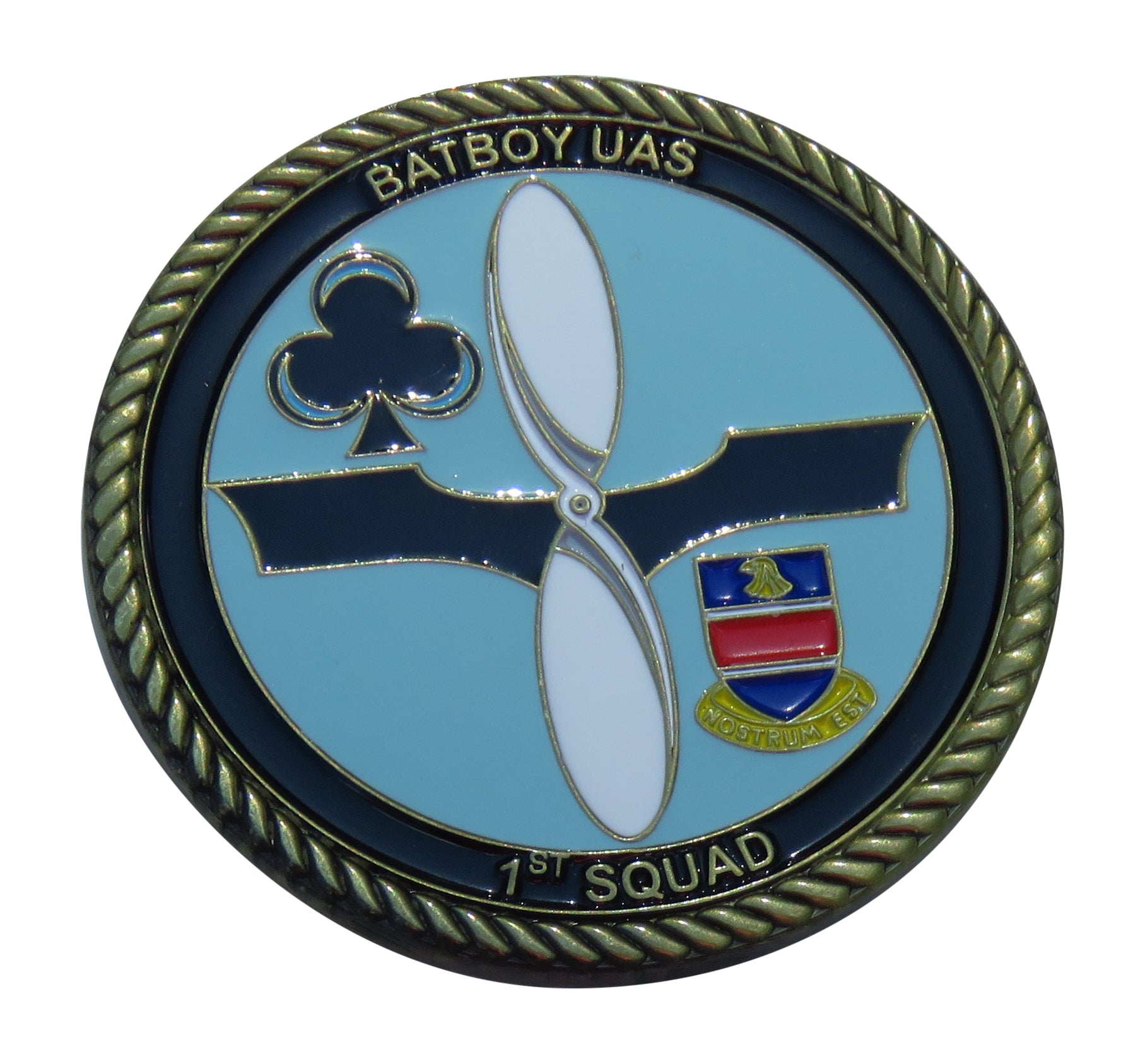 US Navy Batboys UAS 1st Squad Challenge Coin