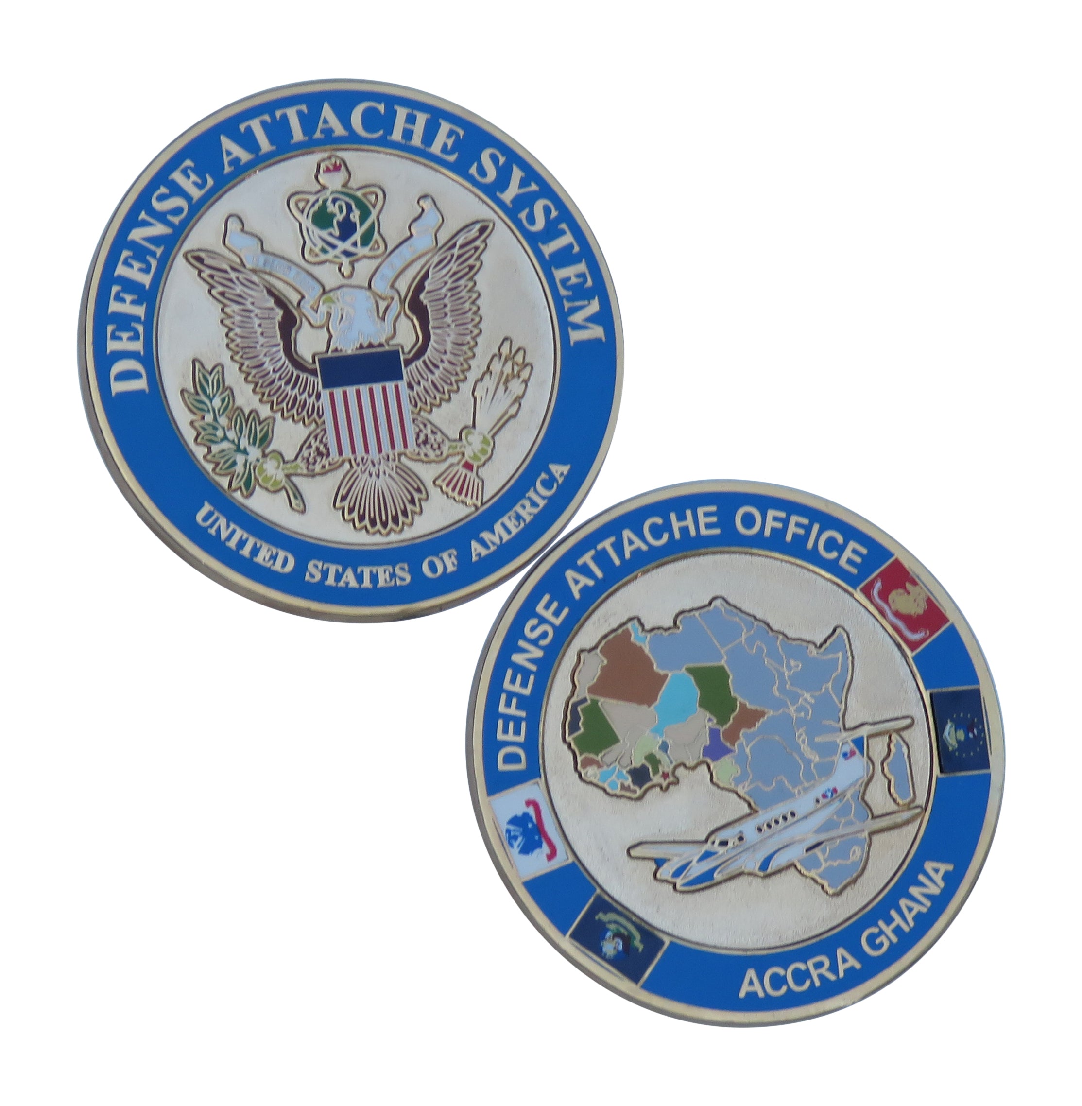 US Defense AttachŽ System Challenge Coin