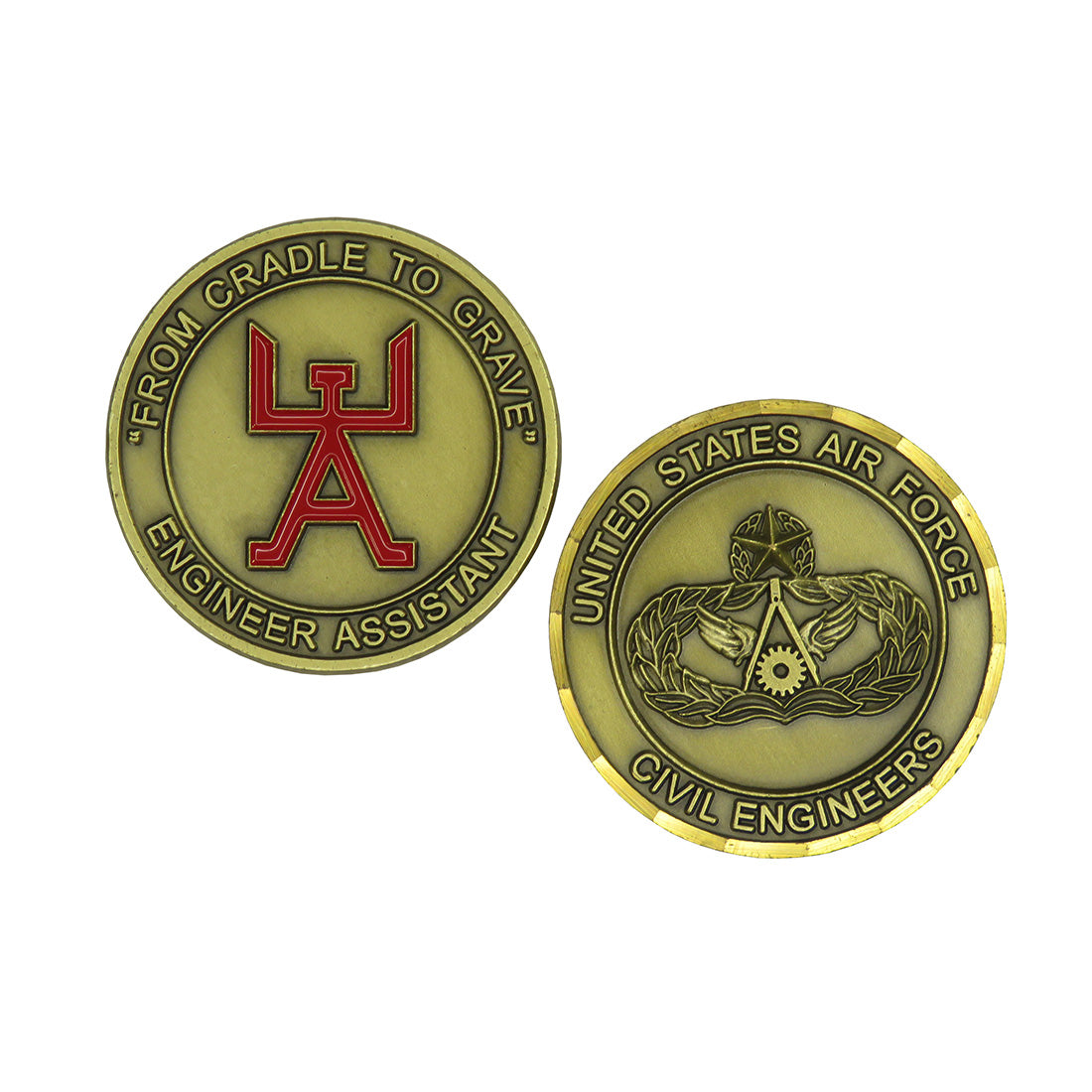 United States Air Force Civil Engineers Challenge Coin