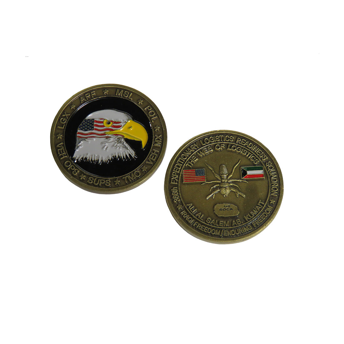 US Air Force 386th Expeditionary Logistics Readiness Squadron Challenge Coin